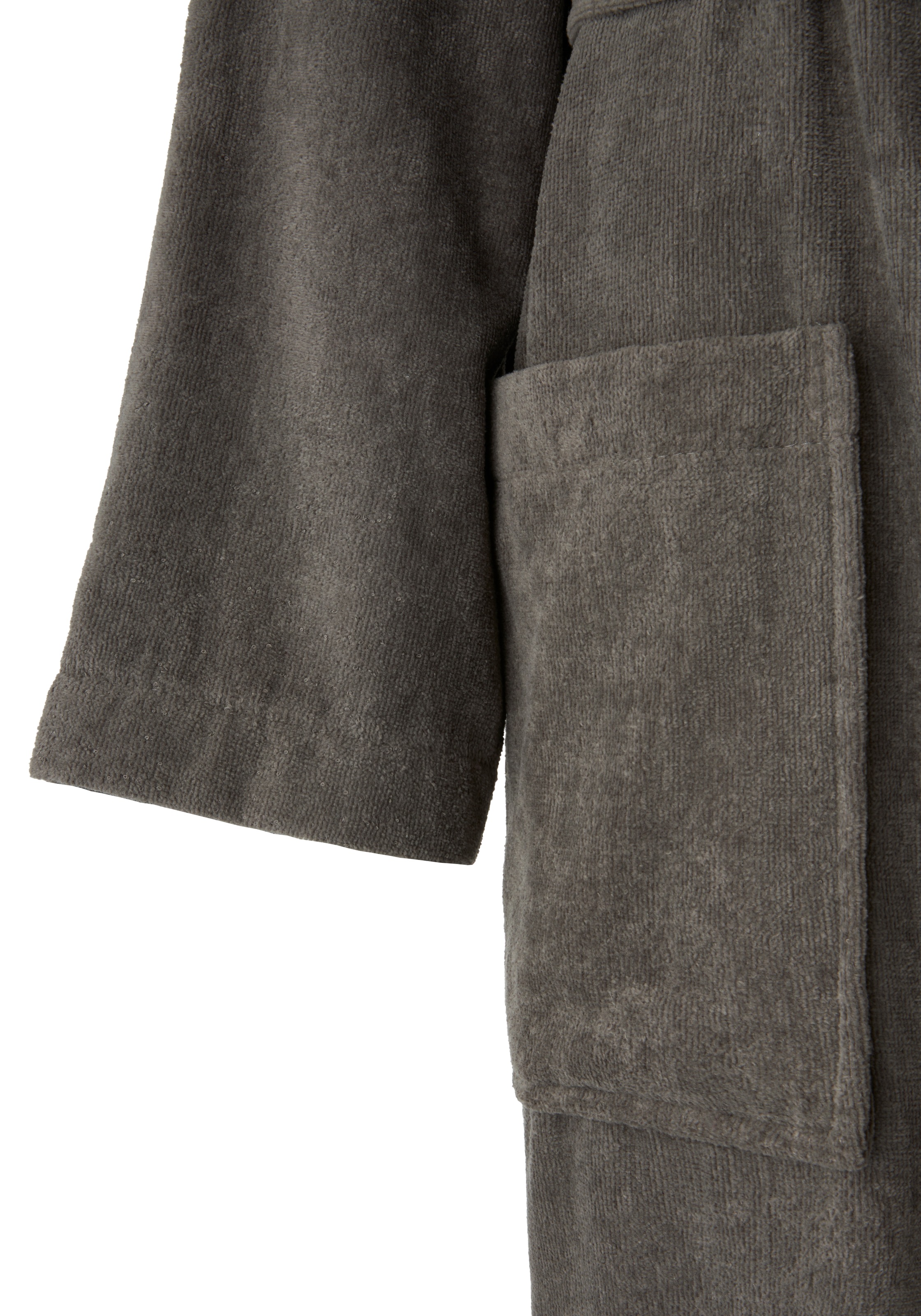 my home Peignoir de bain unisexe »Regona, Hotelbademantel, Morgenmantel, Standardlänge & Überlänge« 1 cuis Damen & Herren, mit Taschen, flauschig, weich, Velours, Sauna & Spa