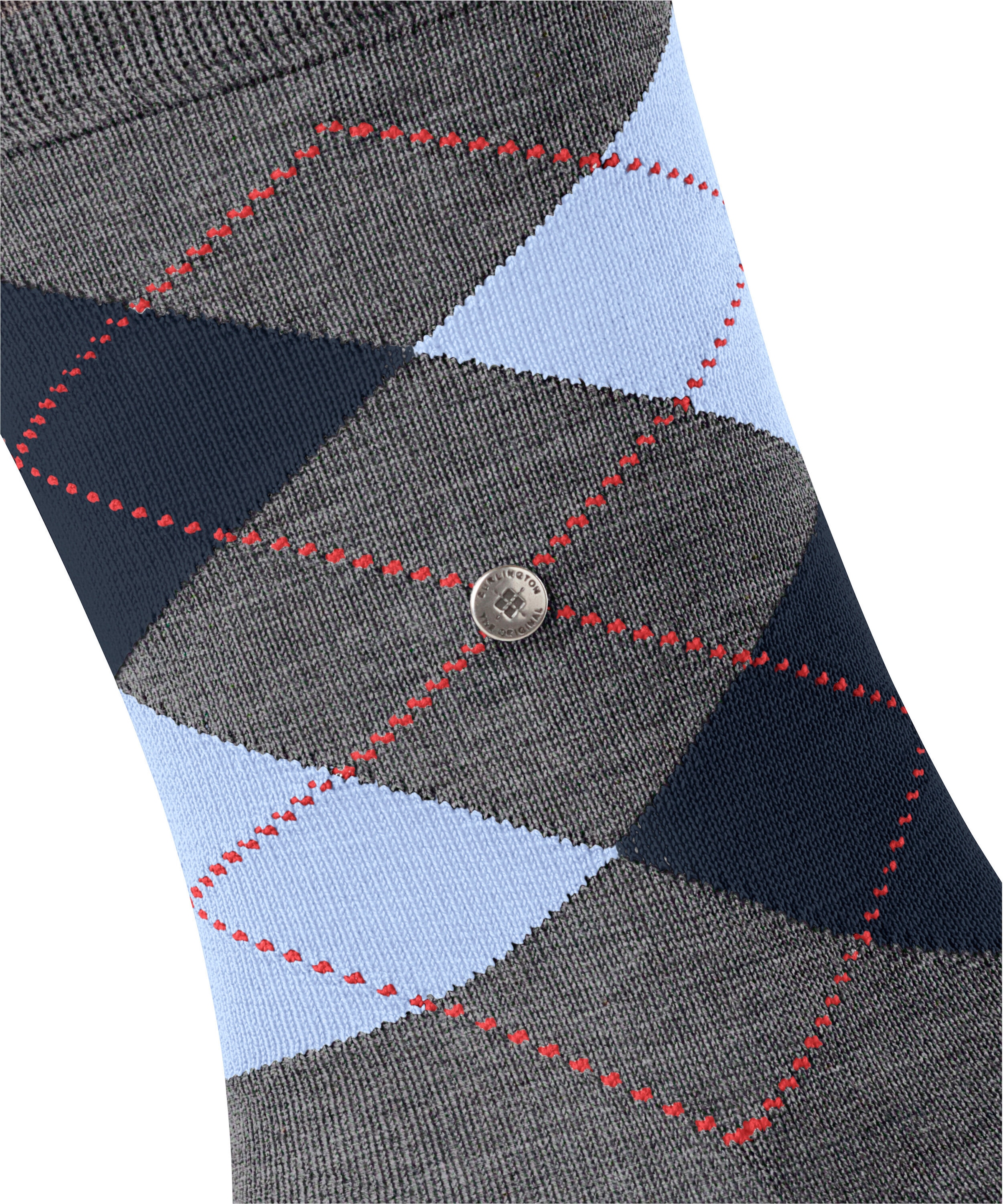 Burlington Socken »Manchester« Einheitsgrösse 40-46, Argyle-Muster, Burlington-Clip