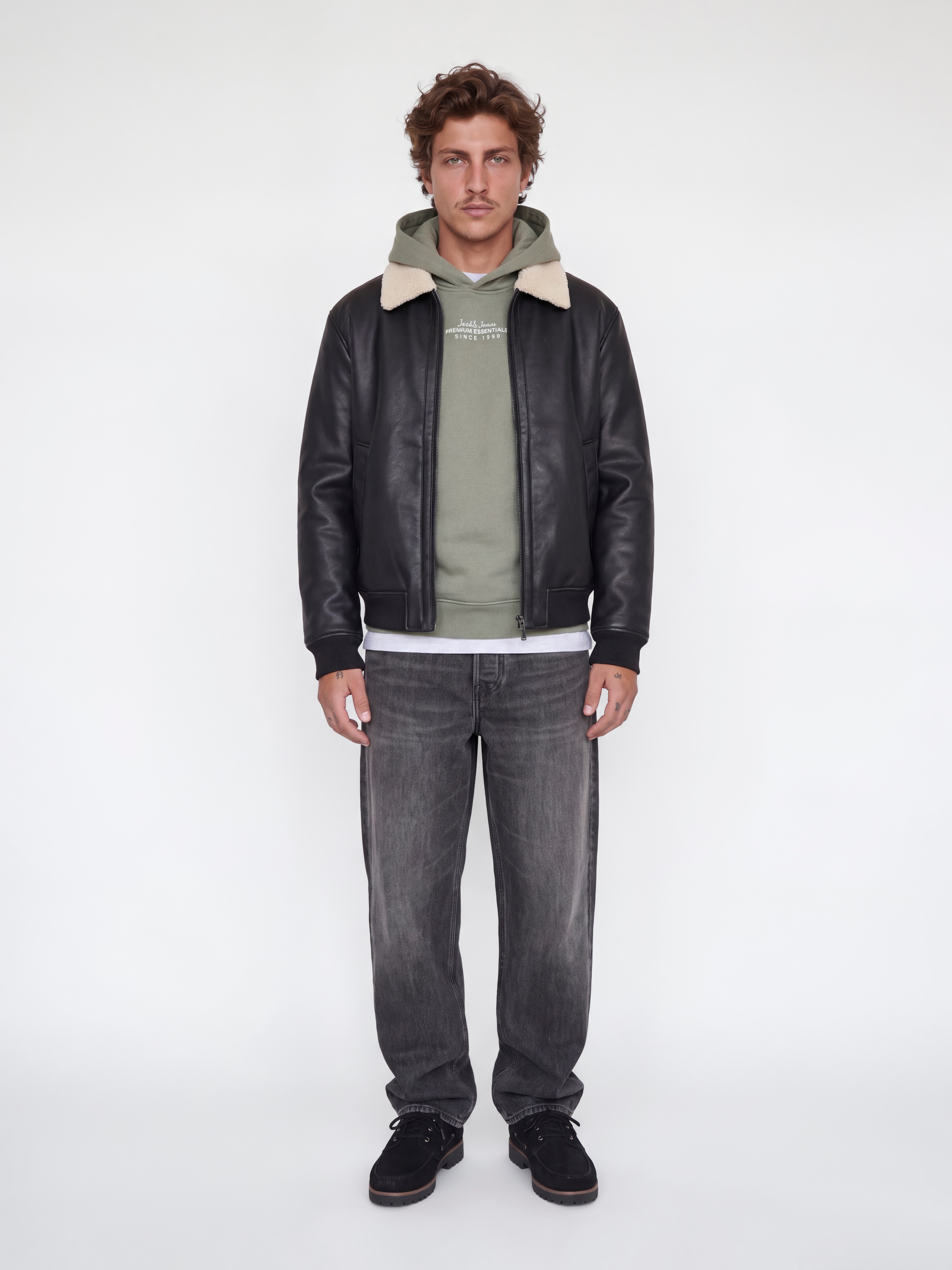 Jack & Jones Sweat à capuche »JPRBLALOKI SWEAT HOOD FST«, mélange coton, coupe régulière
