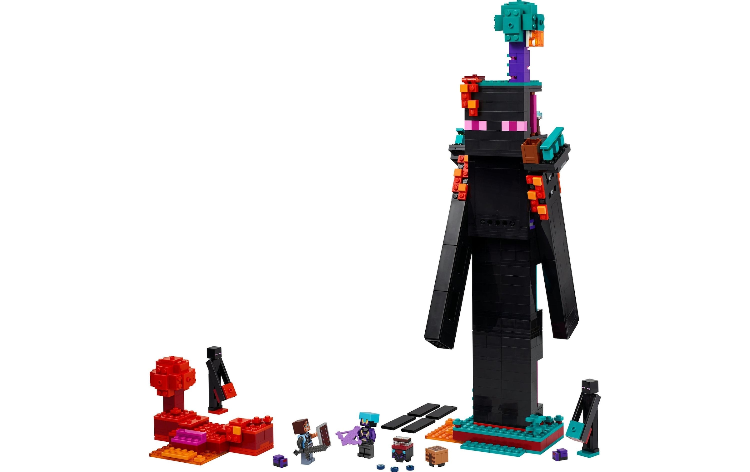 LEGO® Spielbausteine »Minecraft Der Enderman-Turm 21279«