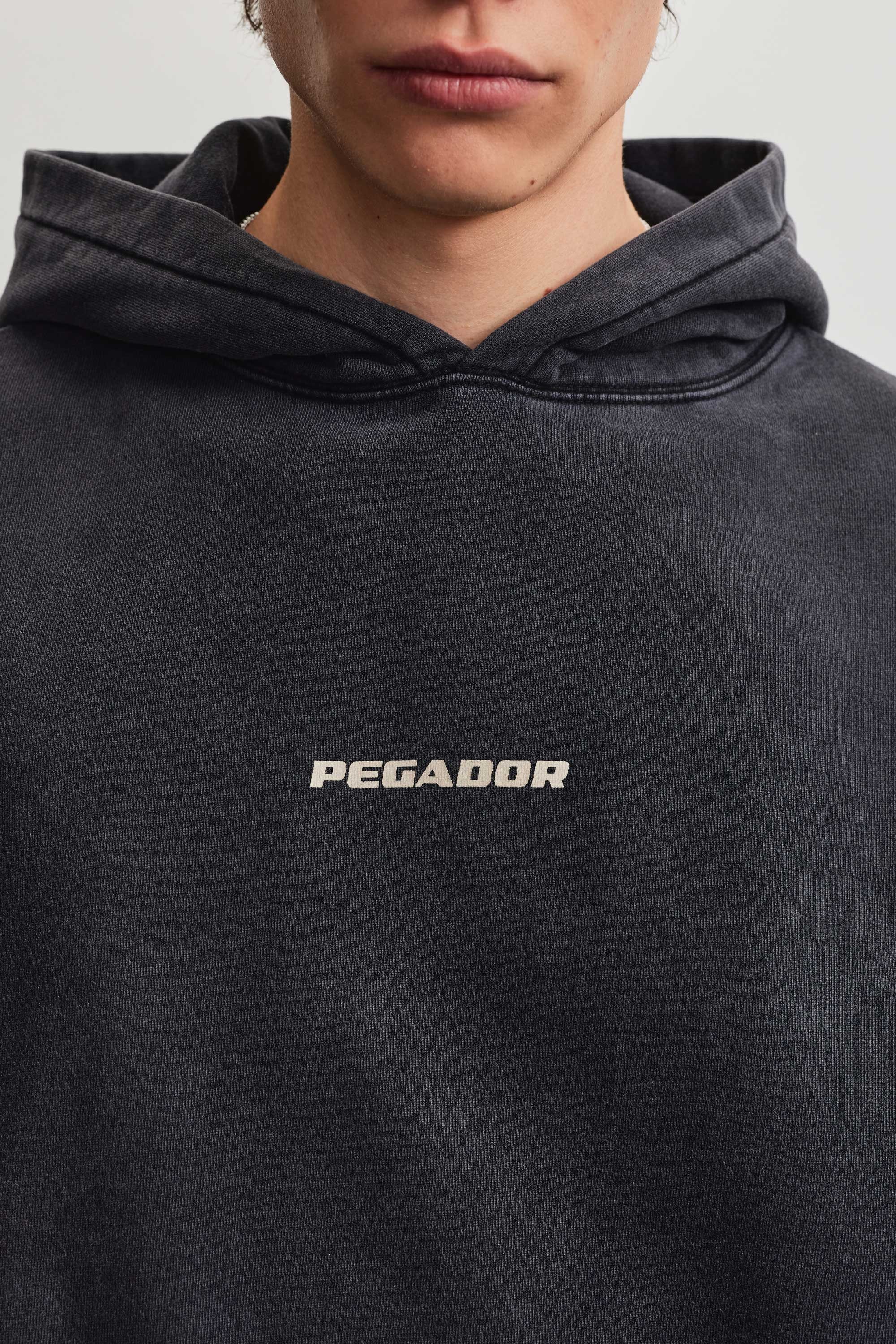 PEGADOR Sweat à capuche »COLNE LOGO OVERSIZED HOODIE«, Baumwollmischung, oversize
