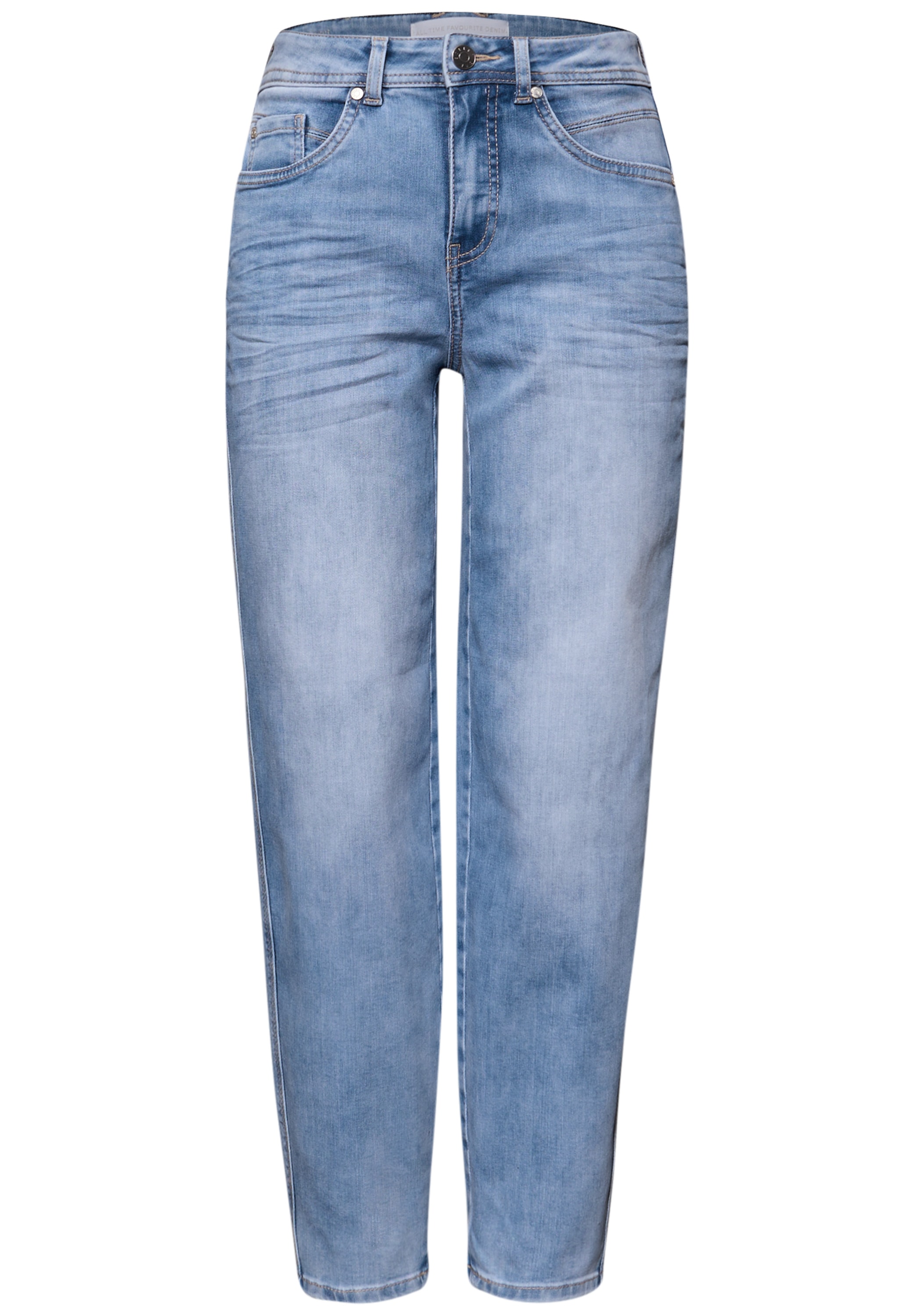 STREET ONE Jeans loose fit »Style KARLIE« Barrel Legs, mit Viskose und Stretch