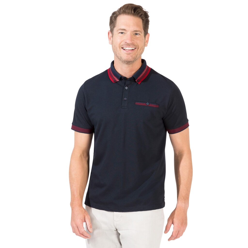 Marco Donati Poloshirt »Kurzarm-Poloshirt«, (1 tlg.)