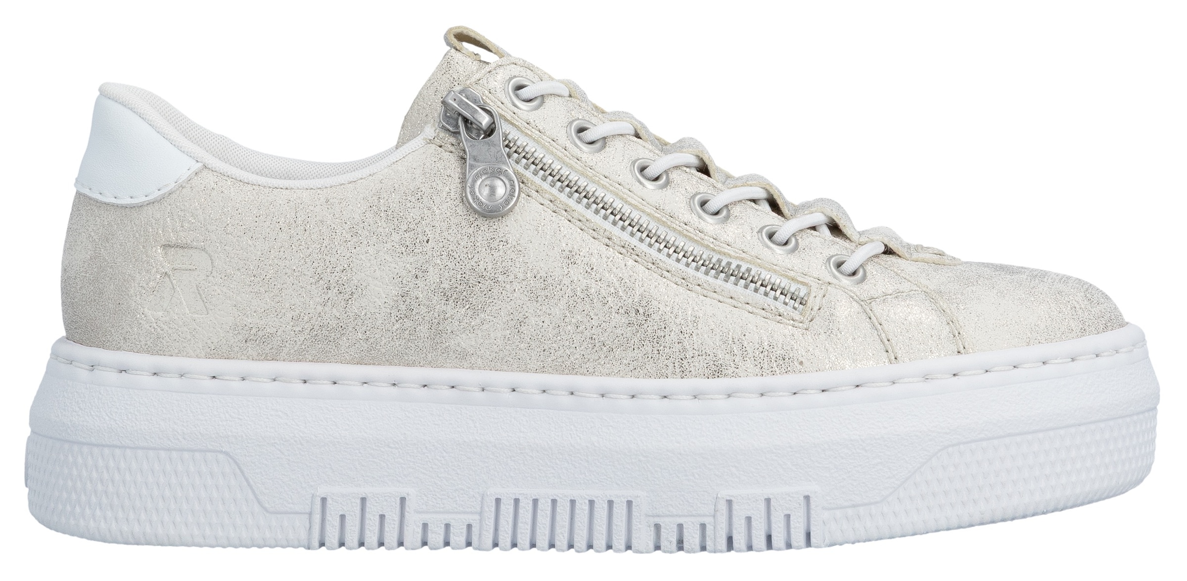 Rieker Baskets à plateforme  Sneaker, Slip-On Sneaker, Slipper mit Schaftrandpolster