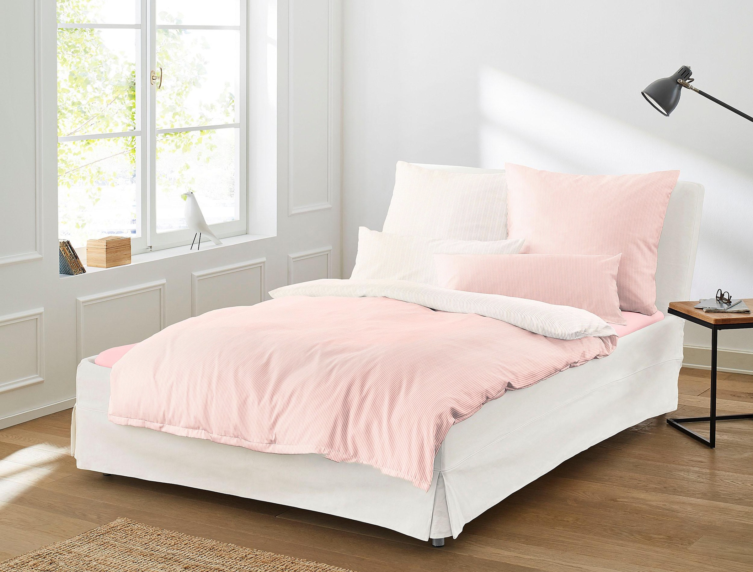 Image of Irisette Wendebettwäsche "Linea" 2 Stk. Hochwertige Premium Bettwäsche