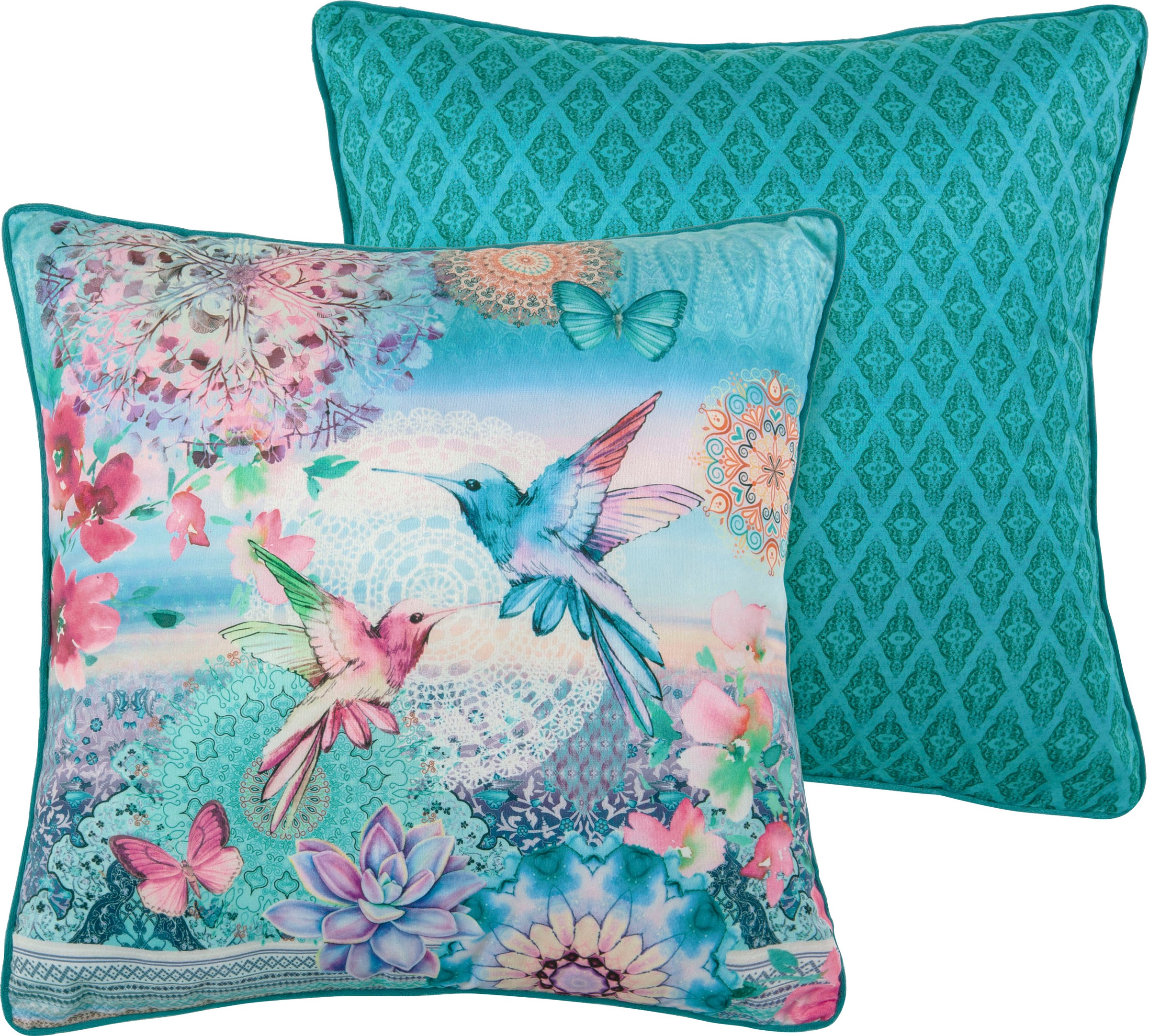 Image of hip Dekokissen »Ganesha«, (1 St., 1 48x48 cm Dekokissen - Mit biese), mit Biese bei Ackermann Versand Schweiz