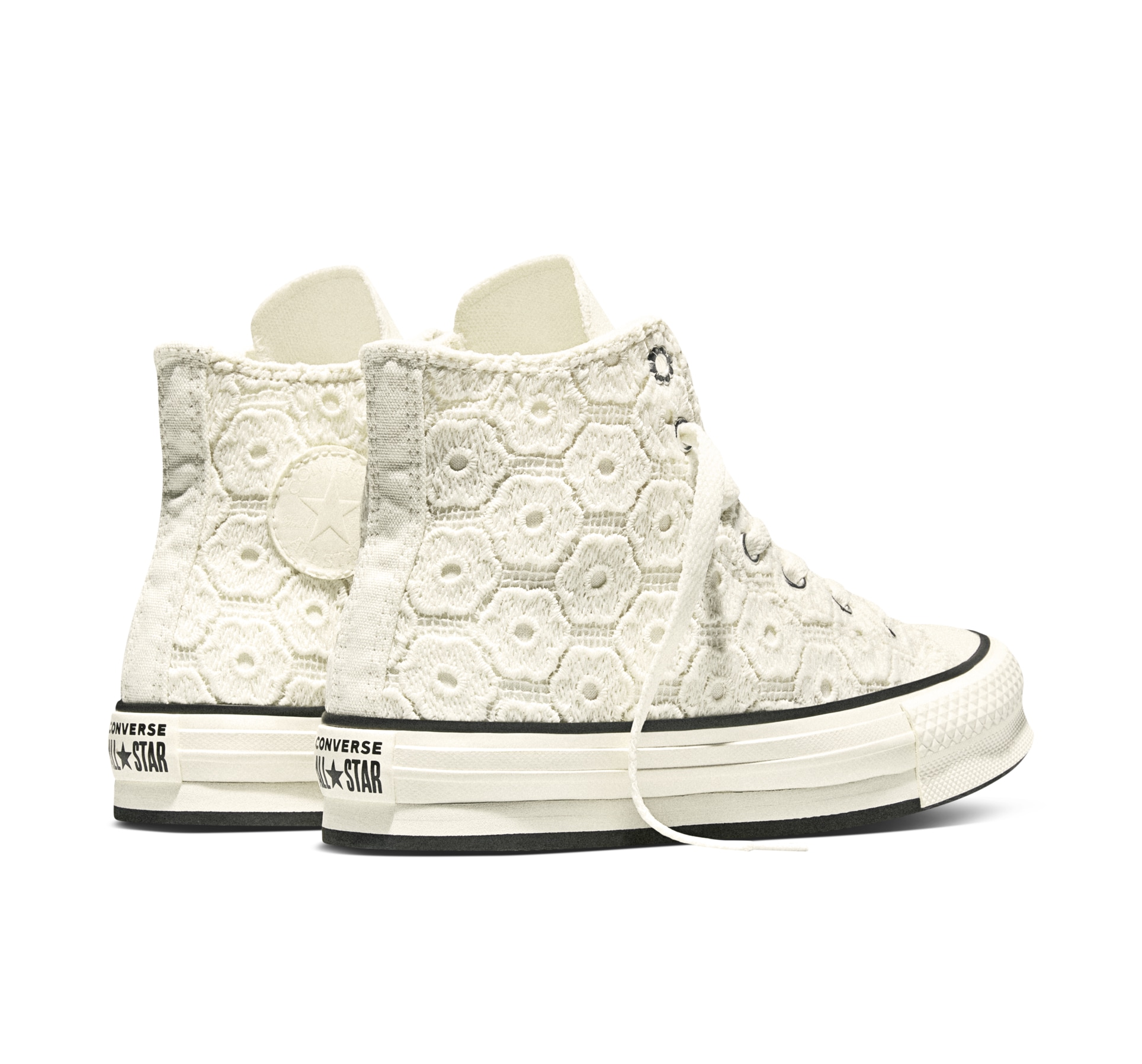 Converse Sneaker »CHUCK TAYLOR ALL STAR EVA LIFT PLATFORM FLORAL CROCHET«  für Alltag, sportlicher Stil, für Teens