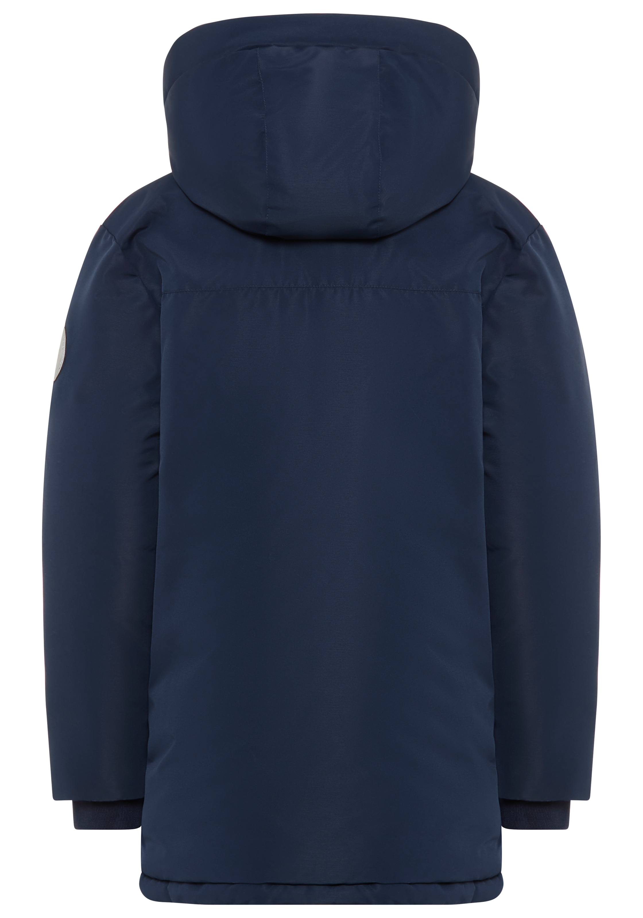 KangaROOS Outdoorjacke »Winterwarme Jacke«, mit Kapuze, Lange Winterjacke mit reflektierenden Details