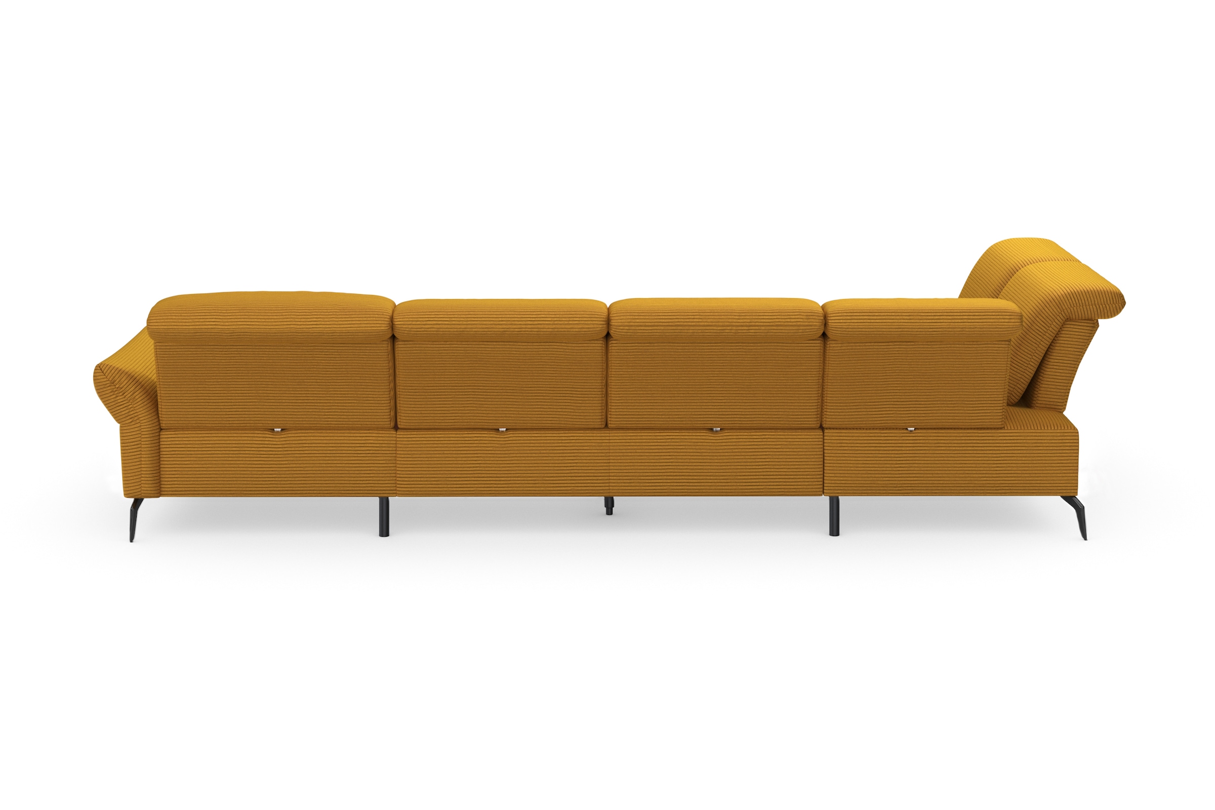INOSIGN Wohnlandschaft »Coco U-Form«, Sitztiefen-, Arm- und Kopfteilverstellung, Cord-Bezug, Fusshöhe 15 cm