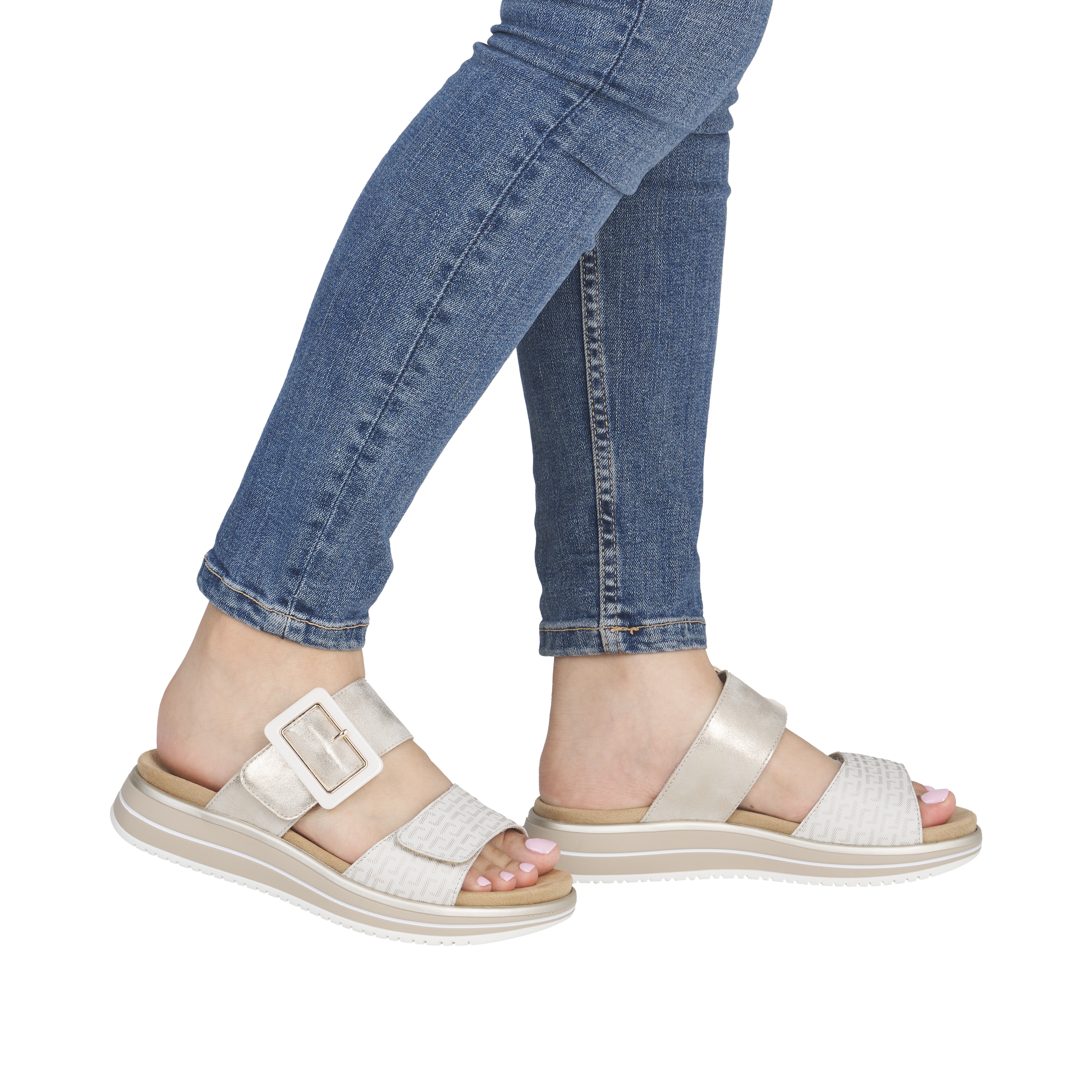 Remonte Pantolette  Chaussure d'été, chaussure de plage, sandale avec équipement Lite´n Soft