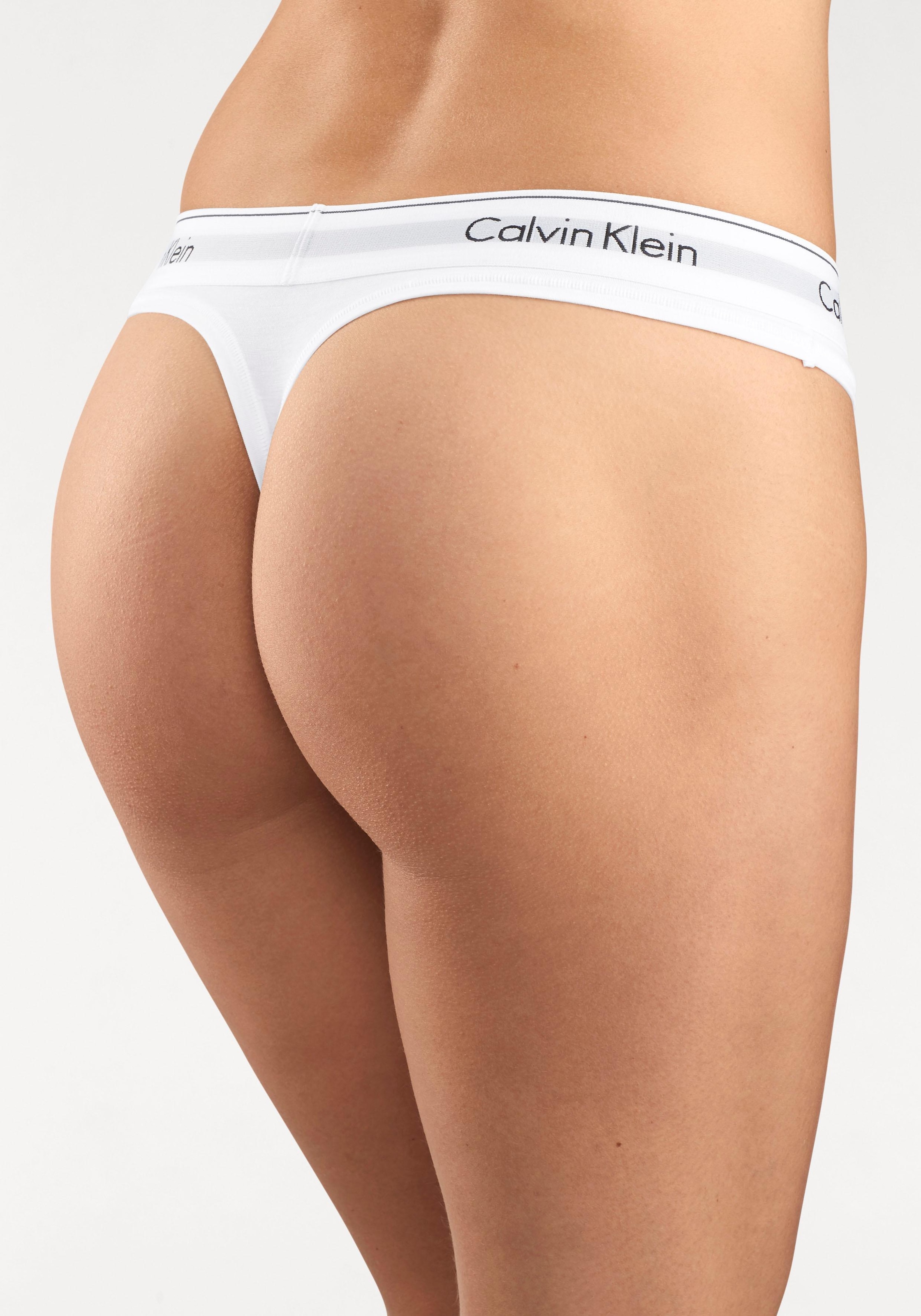 Calvin Klein Underwear String »MODERN COTTON«, mit breitem Bündchen