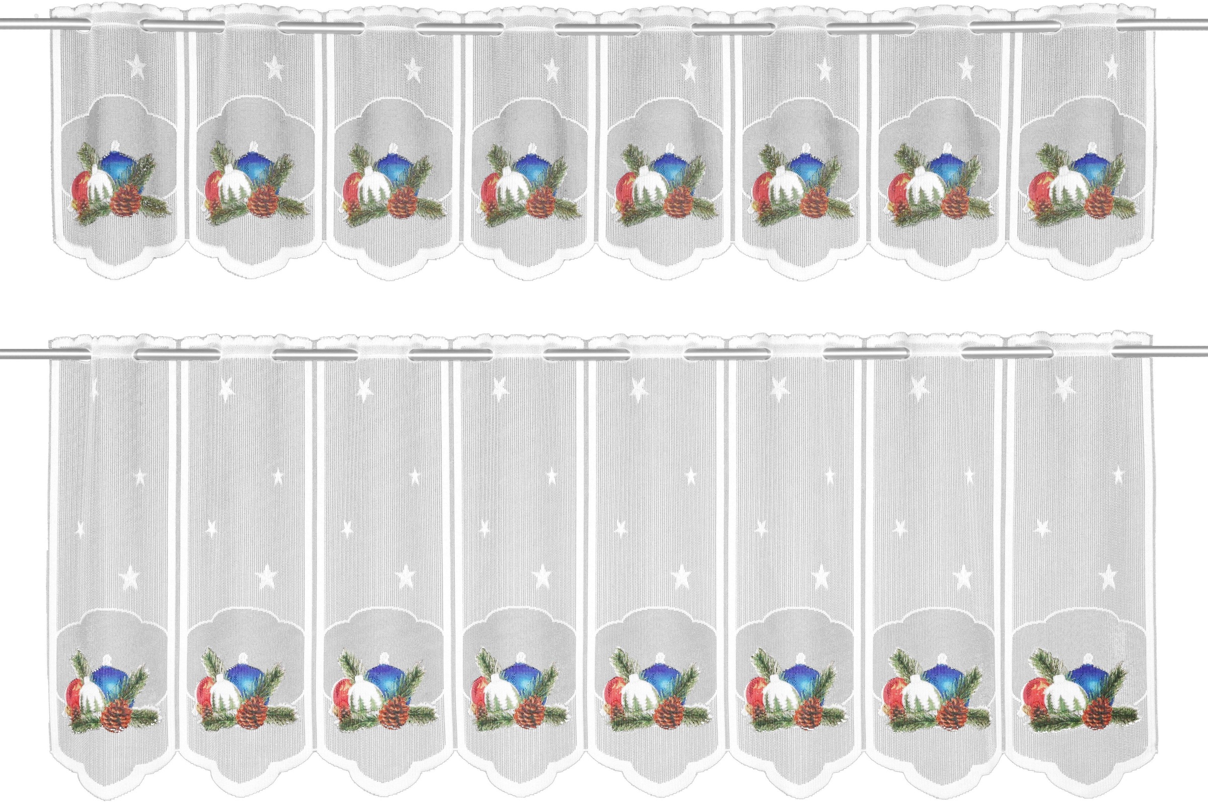 Image of WILLKOMMEN ZUHAUSE by ALBANI GROUP Panneaux »X-Mas«, (2 St.), HxB: 50x135, Jacquard-Panneaux bei Ackermann Versand Schweiz