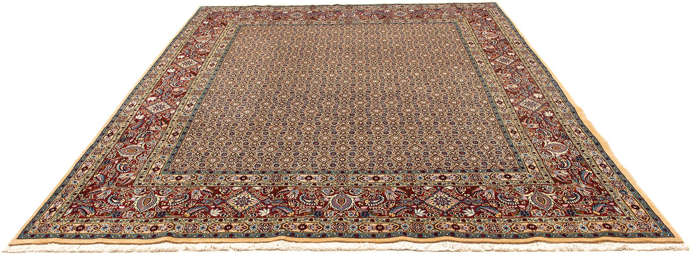 Image of morgenland Orientteppich »Perser - Classic - 303 x 243 cm - mehrfarbig«, rechteckig, 10 mm Höhe, Wohnzimmer, Handgeknüpft, Einzelstück mit Zertifikat bei Ackermann Versand Schweiz