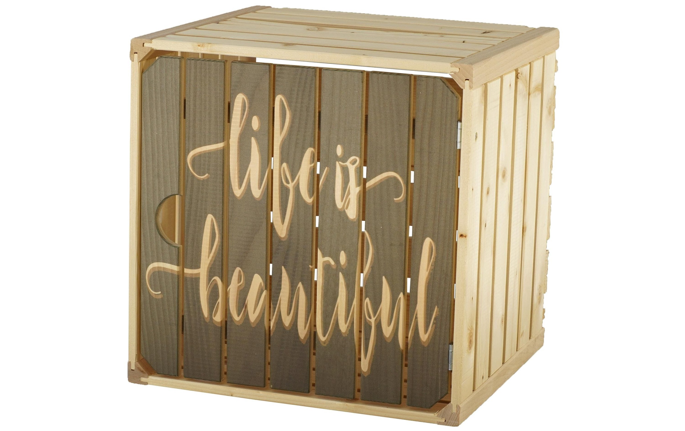 Image of Holz Zollhaus Holzkiste »Life« bei Ackermann Versand Schweiz