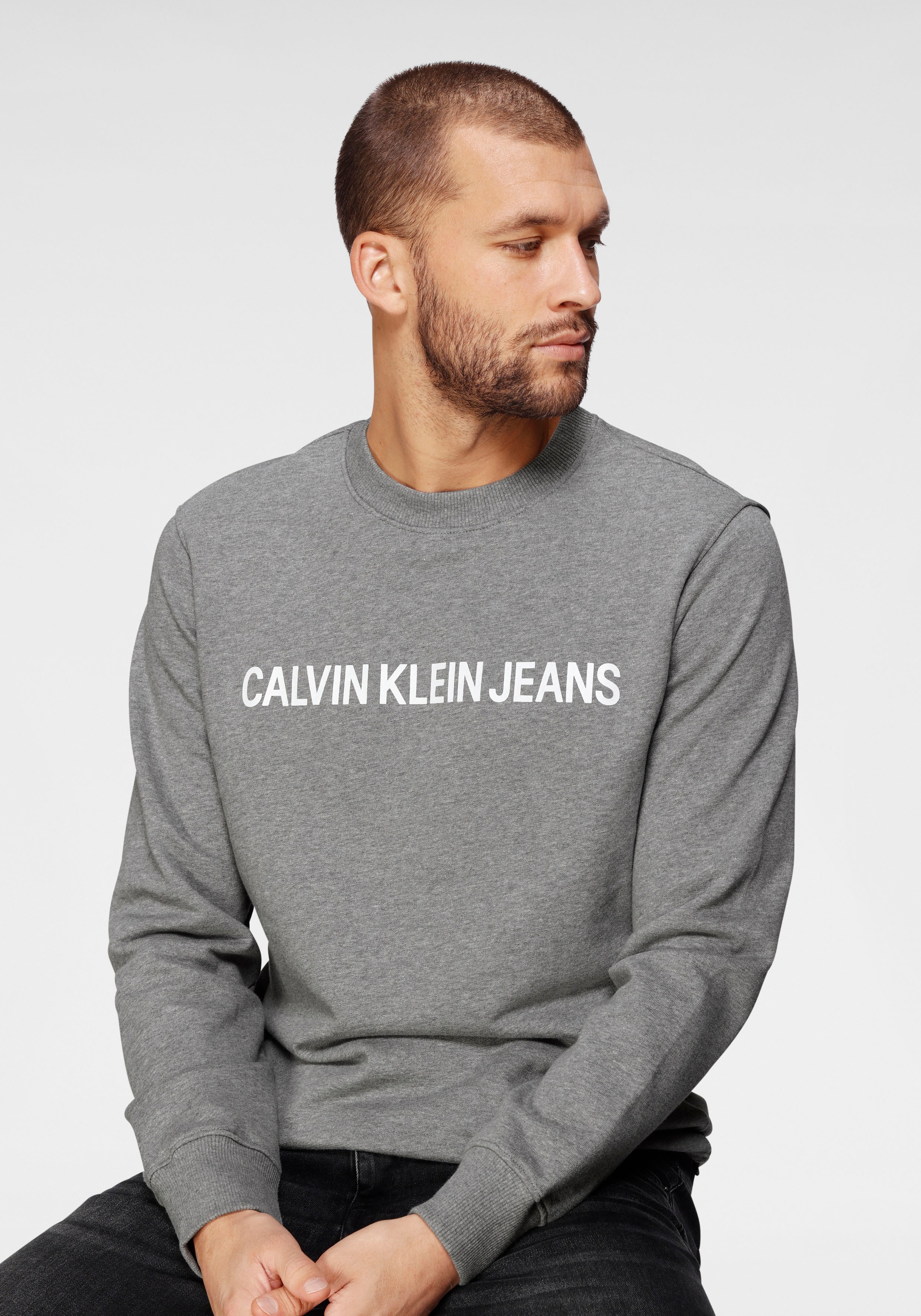 Image of Calvin Klein Jeans Sweatshirt »CORE INSTITUTIONAL LOGO SWEATSHIRT« bei Ackermann Versand Schweiz