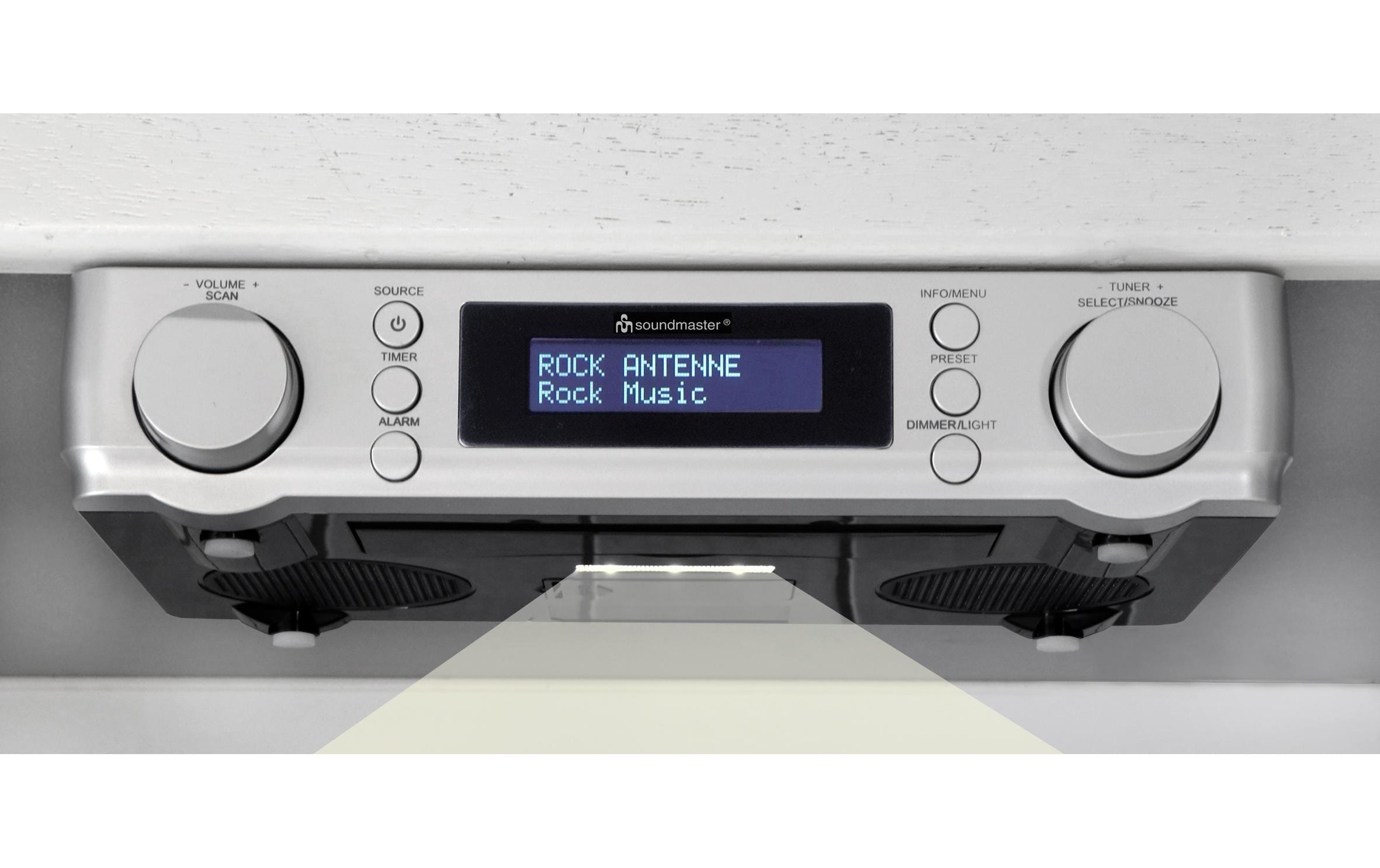 Soundmaster Digitalradio (DAB+) »UR2022SI Silber«, (Digitalradio (DAB+)-FM-Tuner)