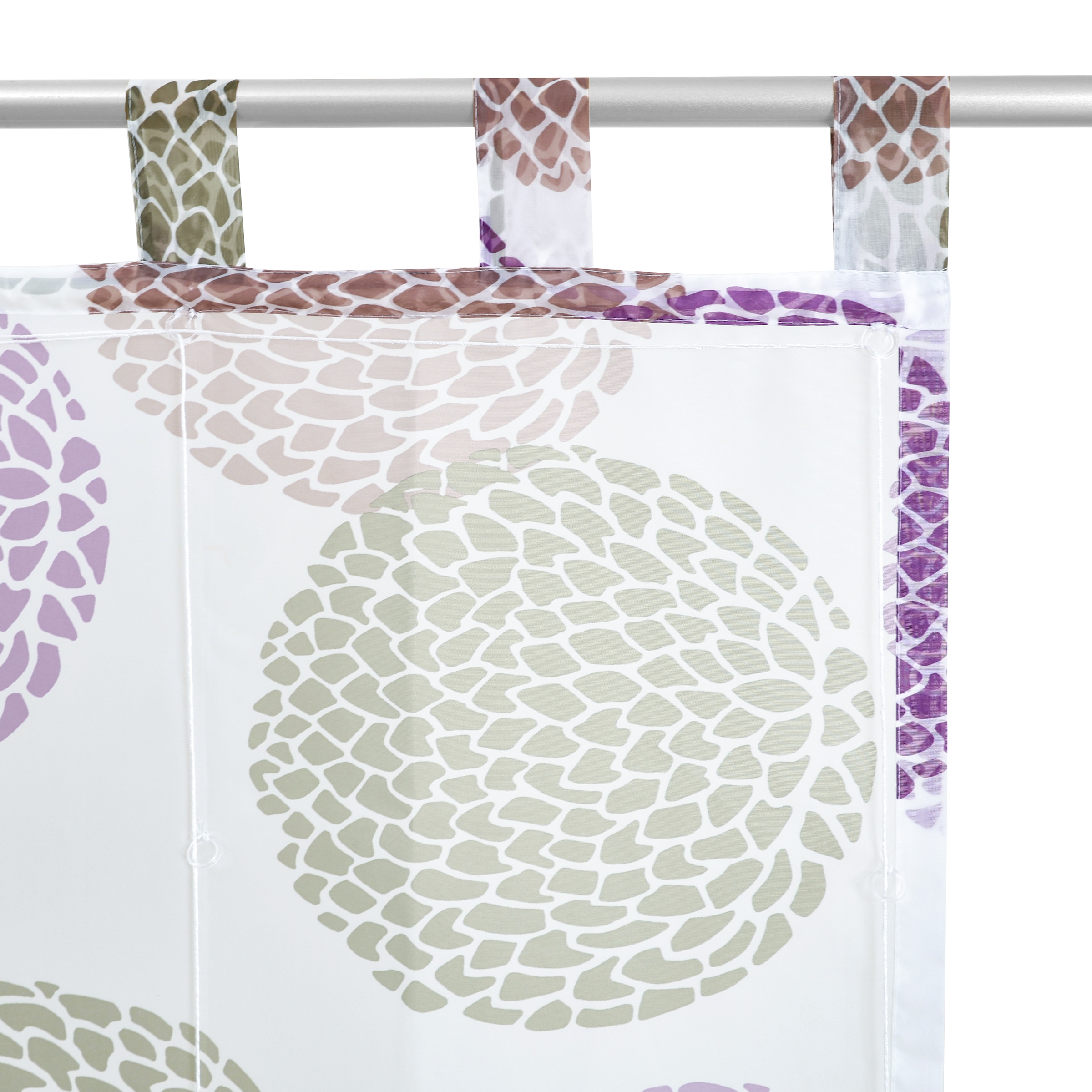 my home Raffrollo »Belem« mit Schlaufen Transparent, Voile, Polyester