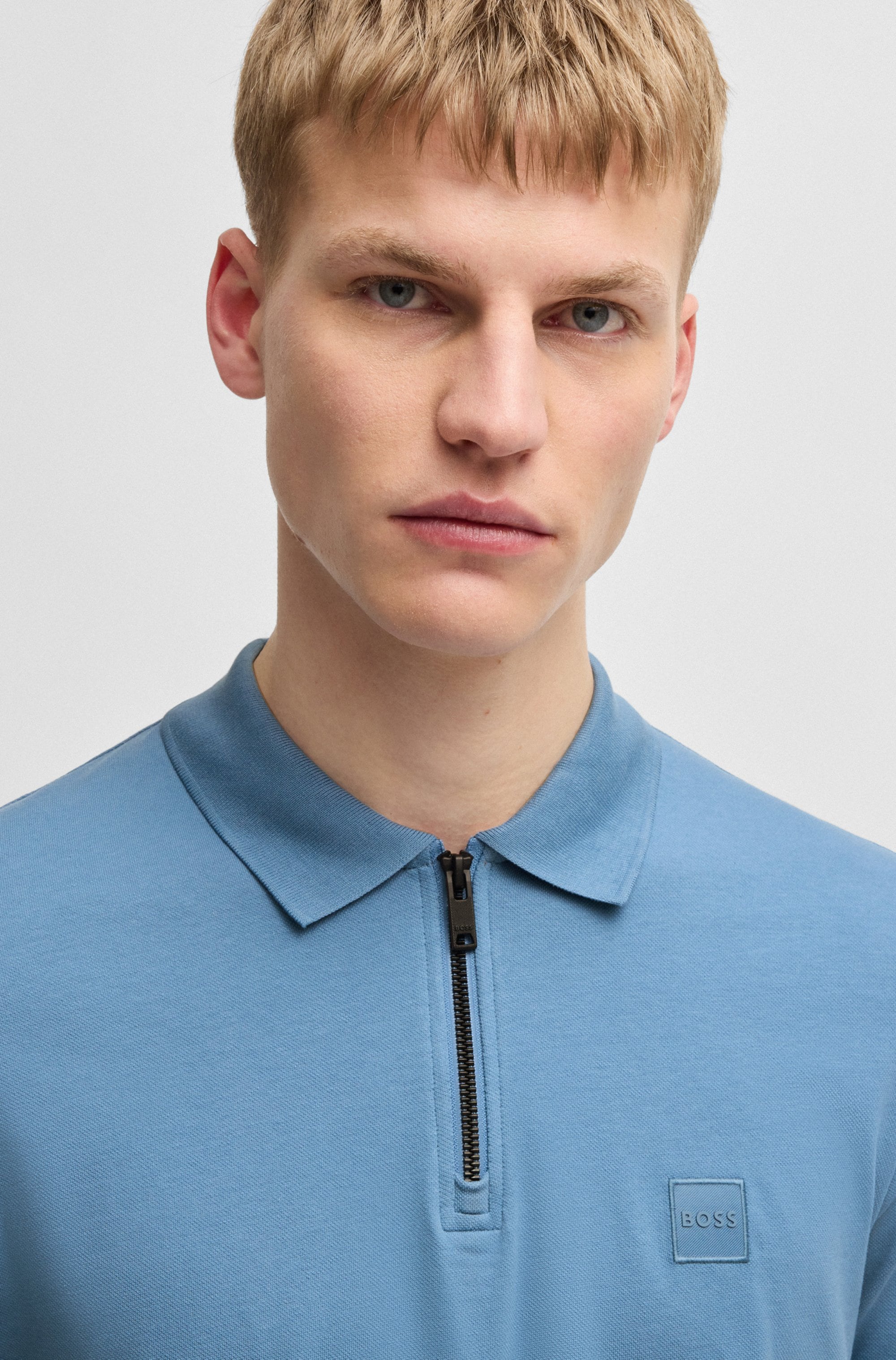BOSS ORANGE Poloshirt »Passerzip«, mit Polokragen