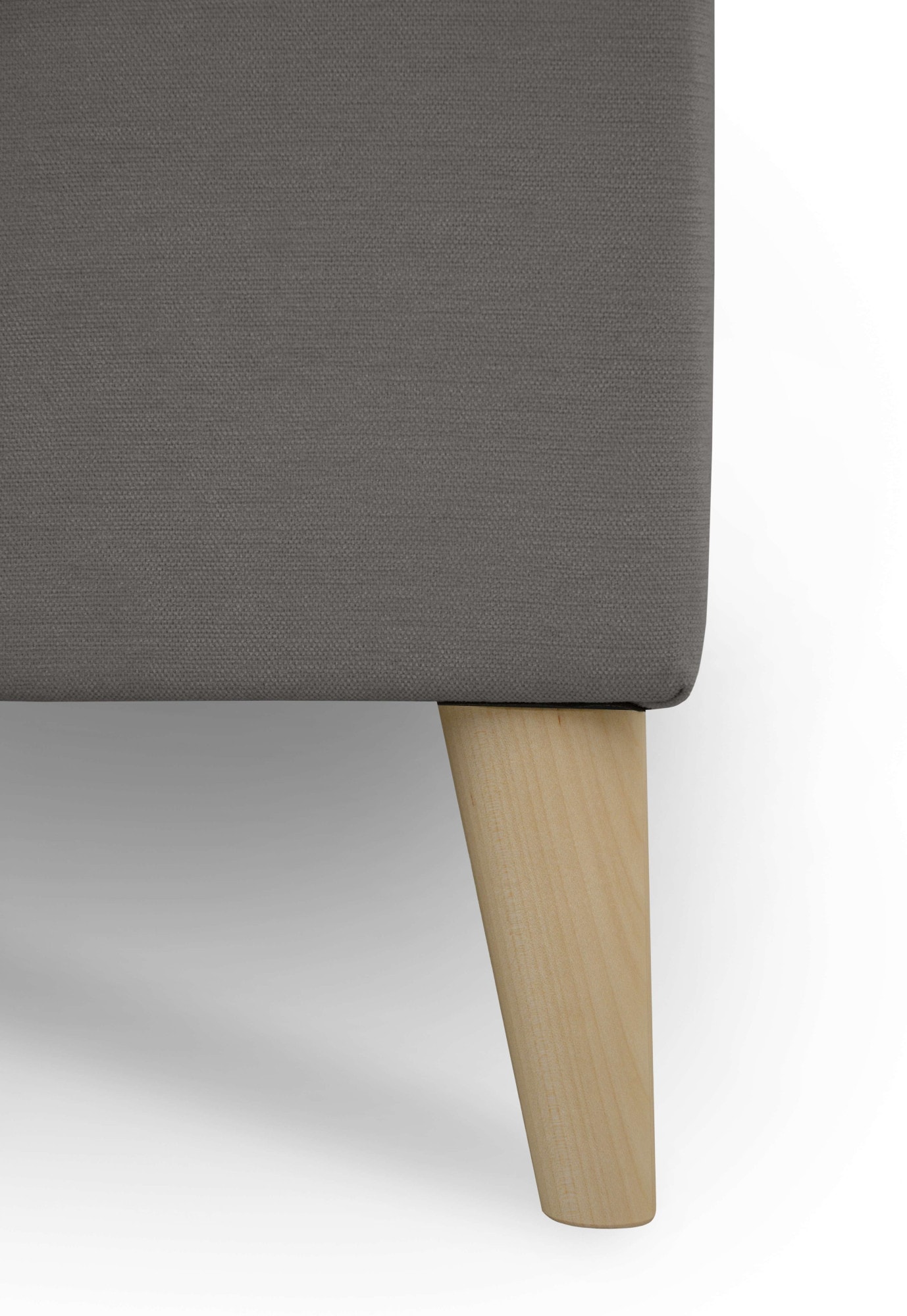 GOODproduct Ecksofa »Oland Skandi, weicher Chenille-Stoff« L-Form, 280 cm, Wellenunterfederung, Skandi-Design, Massivholzfüsse