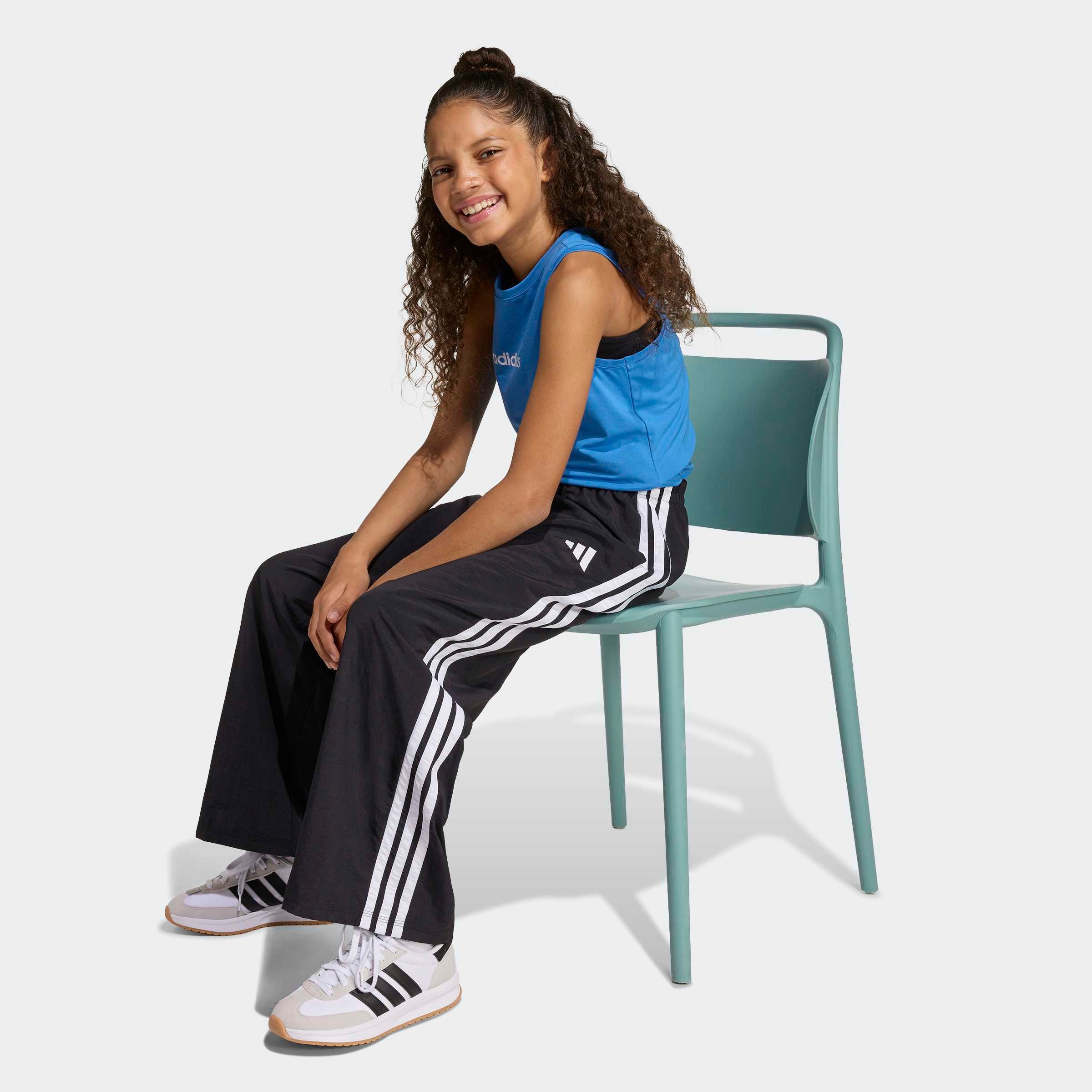adidas Sportswear Pantalon de sport »ADIDAS GIRLS 3-STREIFEN AUS GEWEBTEM MATERIAL«