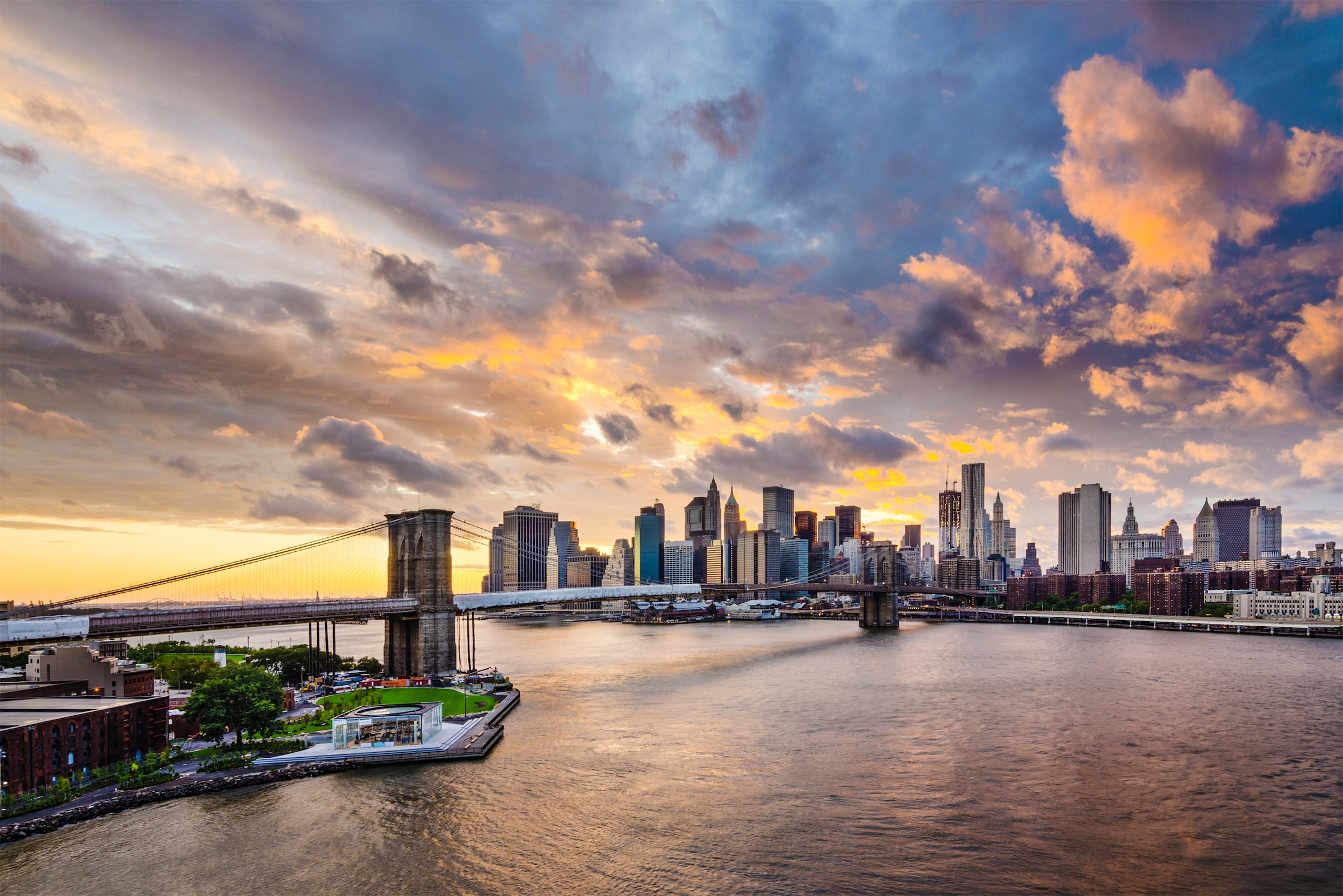 Image of Papermoon Fototapete "Brooklyn Bridge" glatt