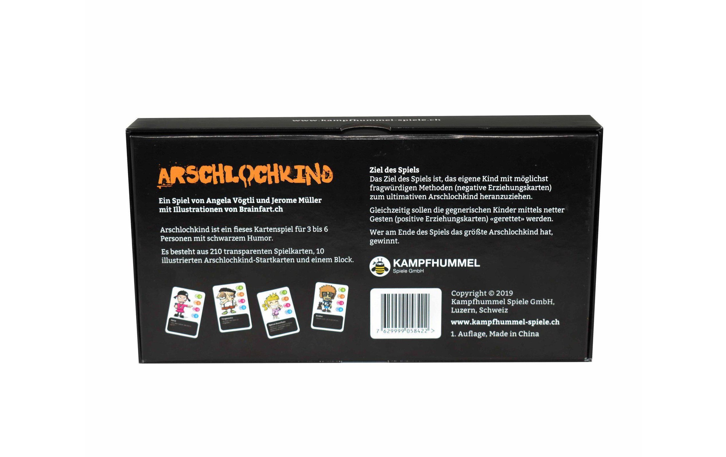 Spiel »Kampfhummel Arschlochkind«