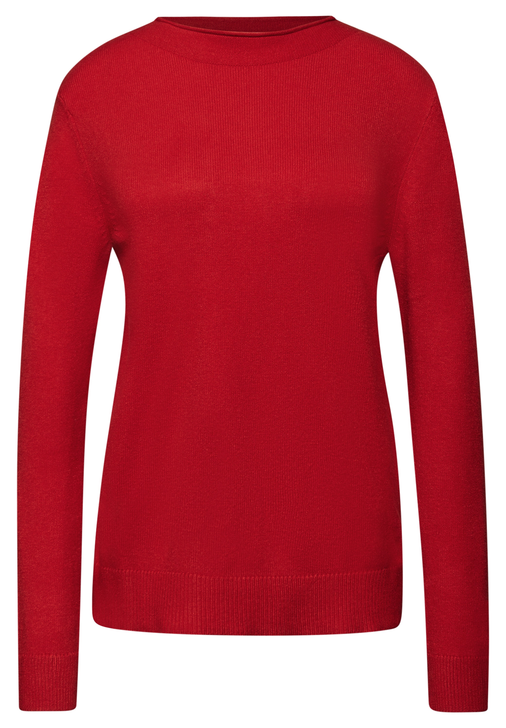 STREET ONE Strickpullover, mit feiner Rollkante