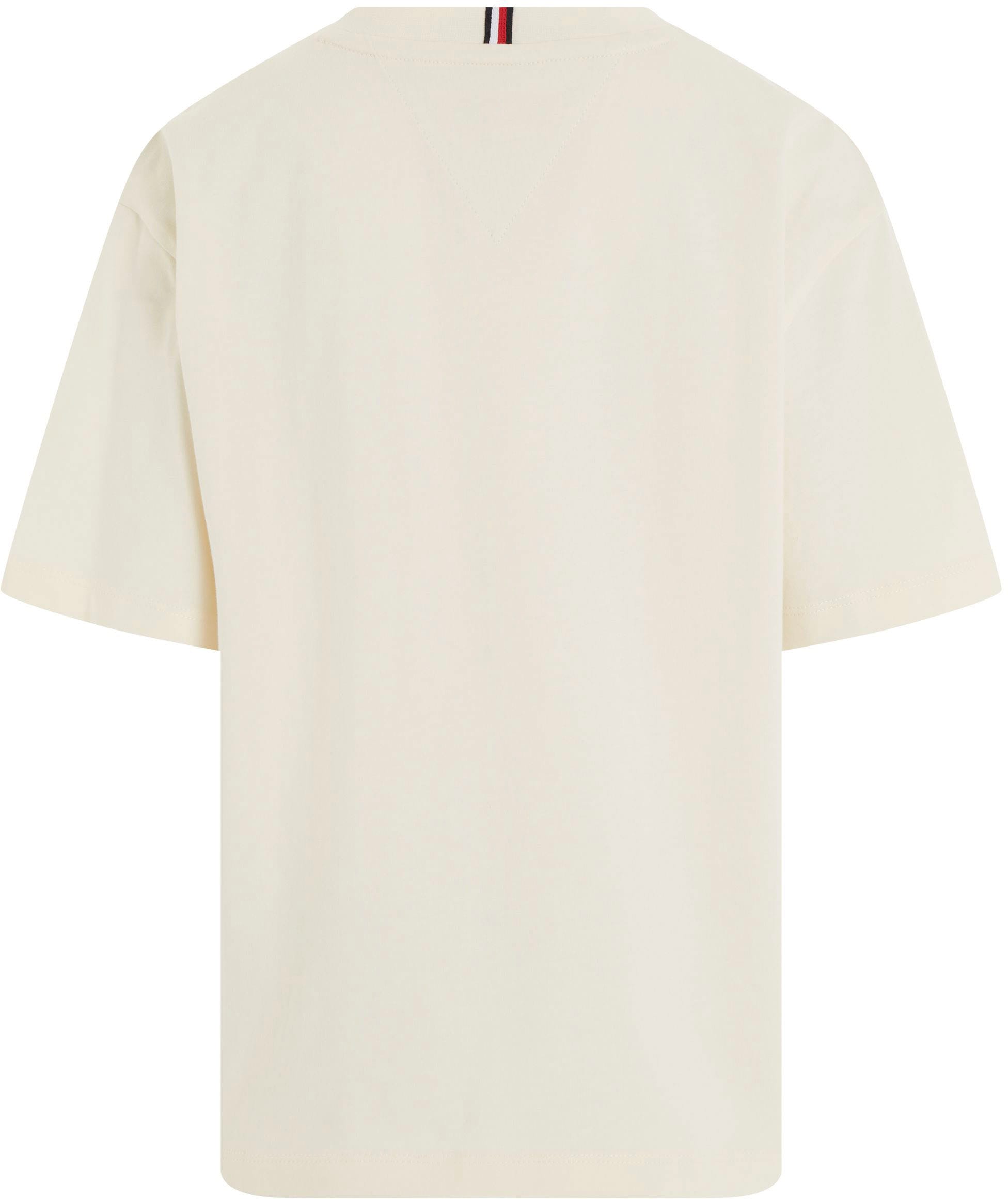 Tommy Hilfiger T-Shirt »U MONOTYPE TEE S/S«, mit grosser Logo-Stickerei