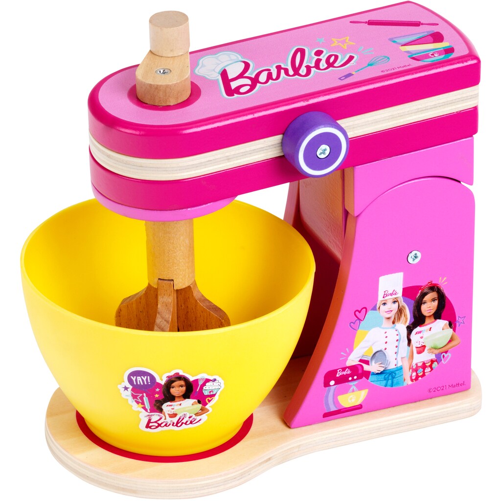 Klein Kinder-Standmixer »Barbie Küchenmaschine, Holz«