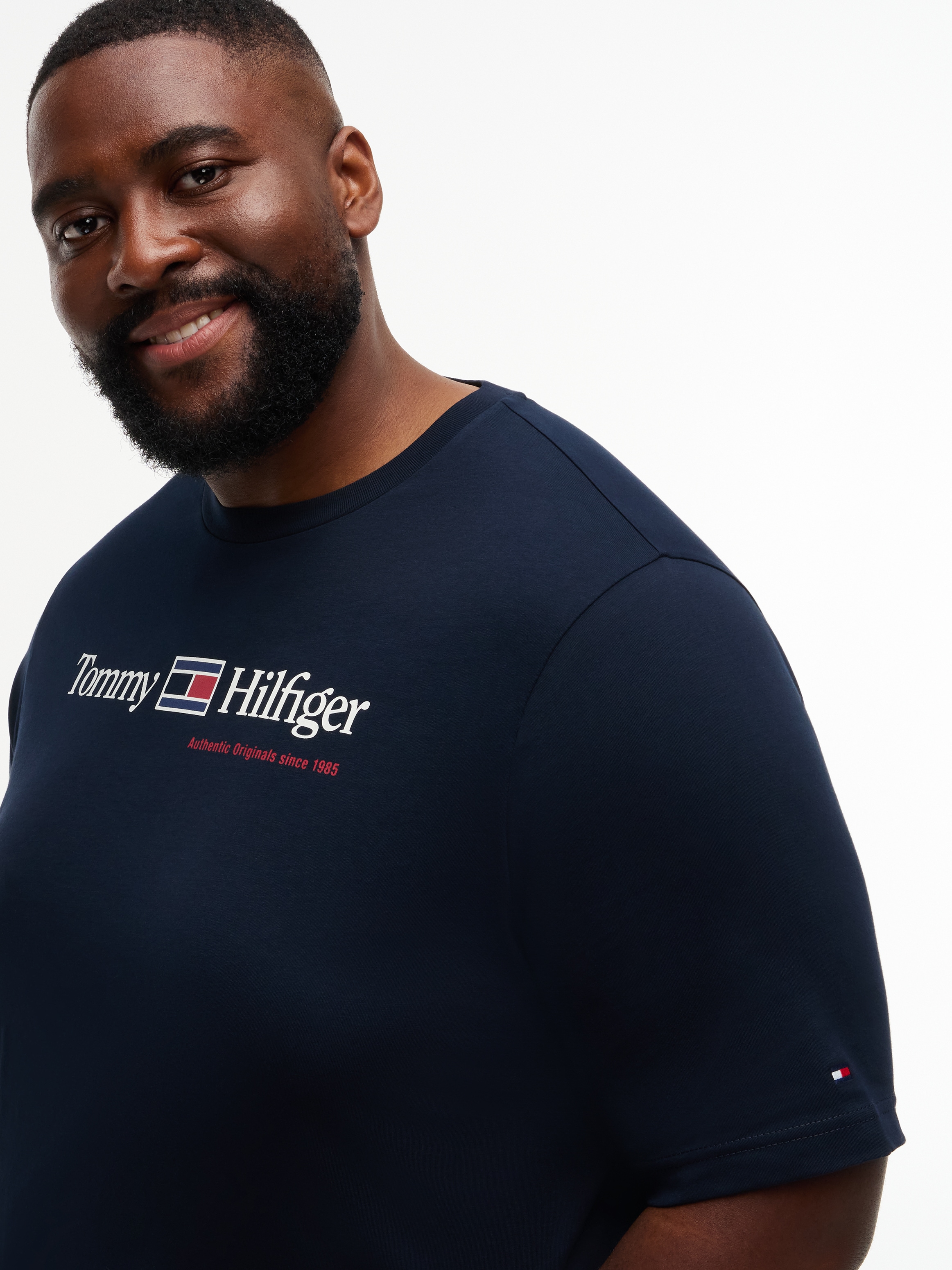 Tommy Hilfiger Big & Tall T-Shirt »BT-BRAND LOVE RWB GRAPHIC« Grosse Grössen