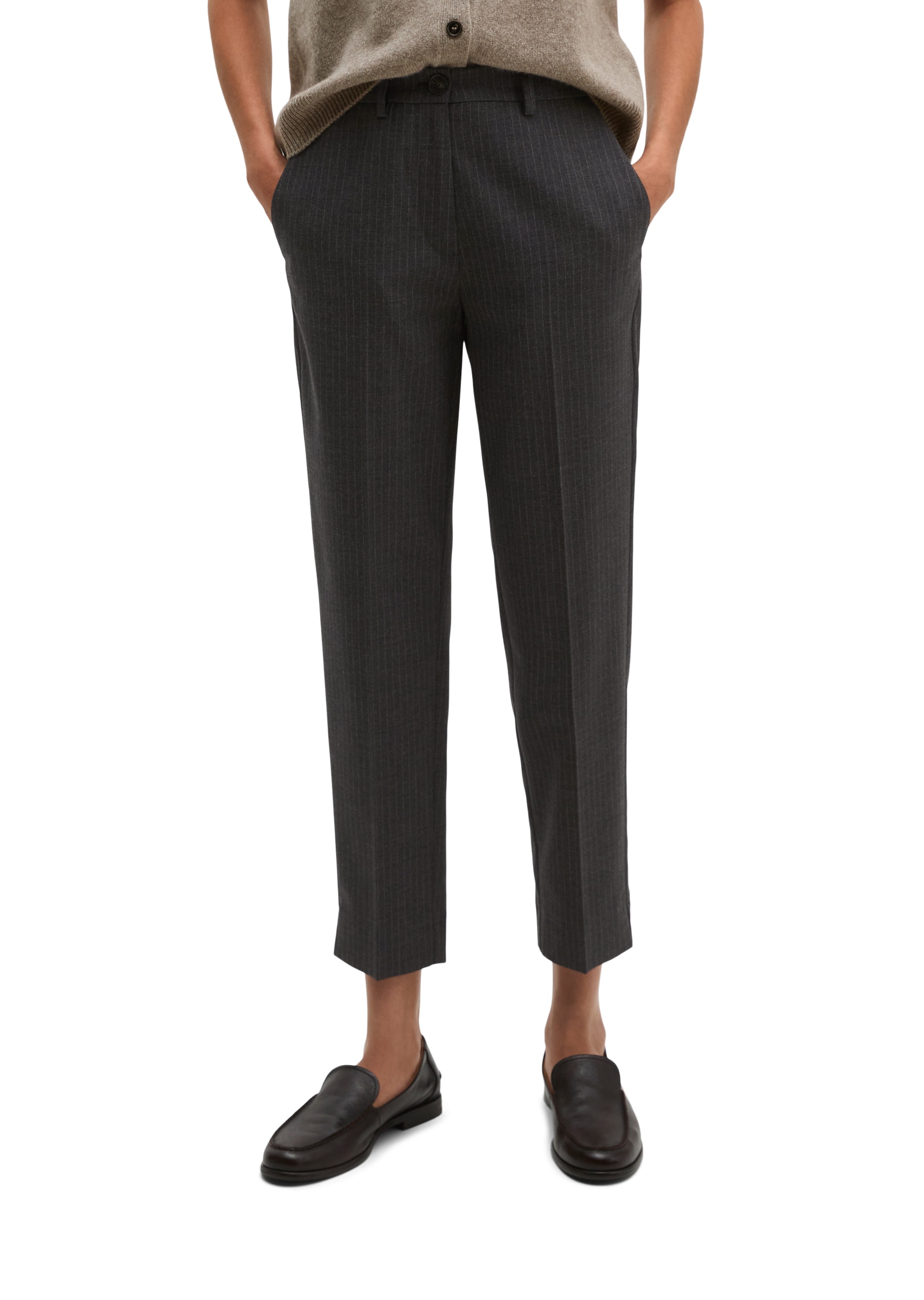 Marc O'Polo Pantalon 7/8  mit Schlitz am Saum, Slim Fit