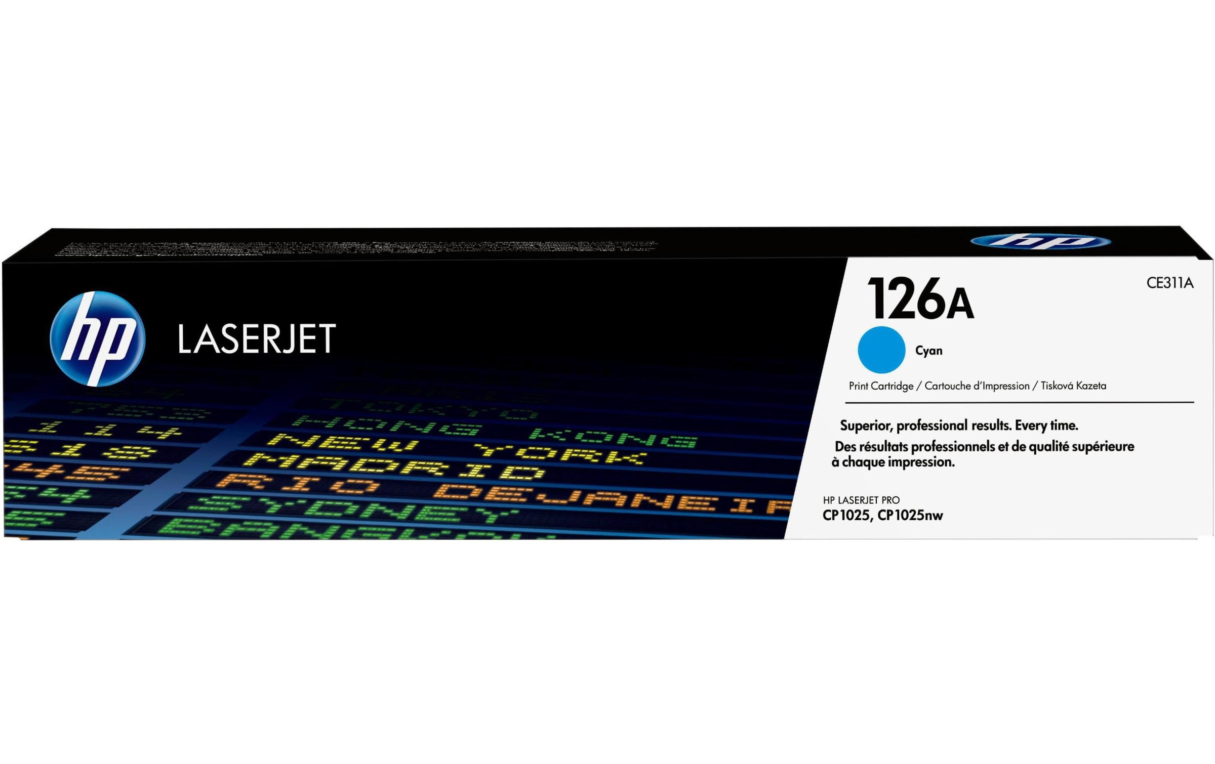 Image of HP Tonerpatrone "Nr. 126A (CE311A) Cyan"