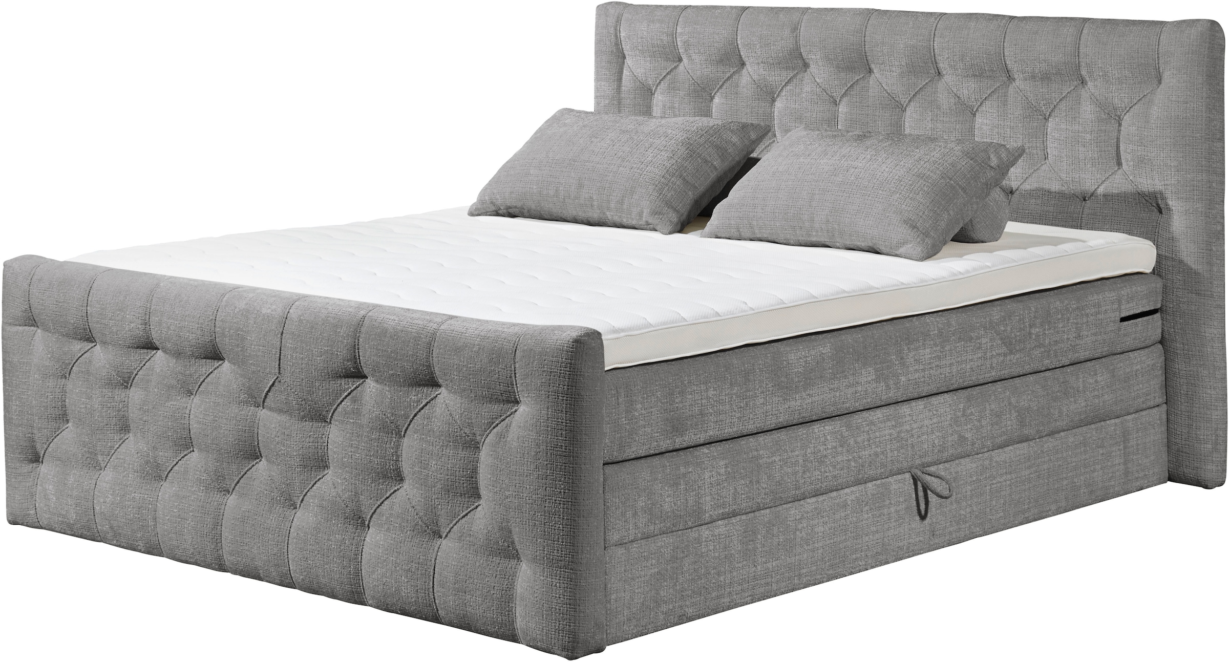 ED EXCITING DESIGN Boxspringbett »"Cashfield"! Topseller inkl. zwei Bettkästen & Topper«, erhältlich in der Grösse 180x200cm