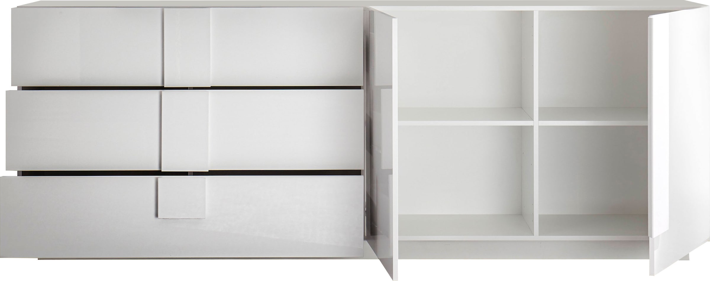 INOSIGN Sideboard »Jupiter«, Breite 241 cm mit 3 Schubkästen