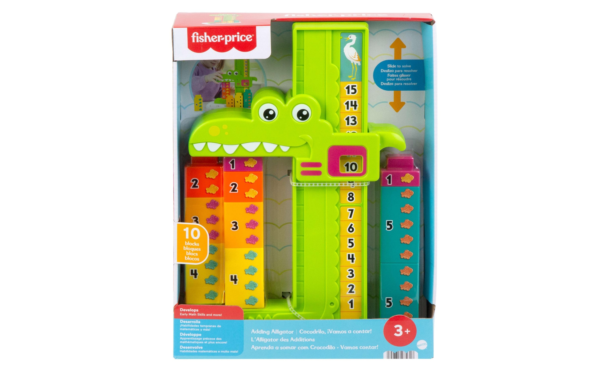 Fisher-Price® Stapelspielzeug »Mein Zahlen-Krokodil«