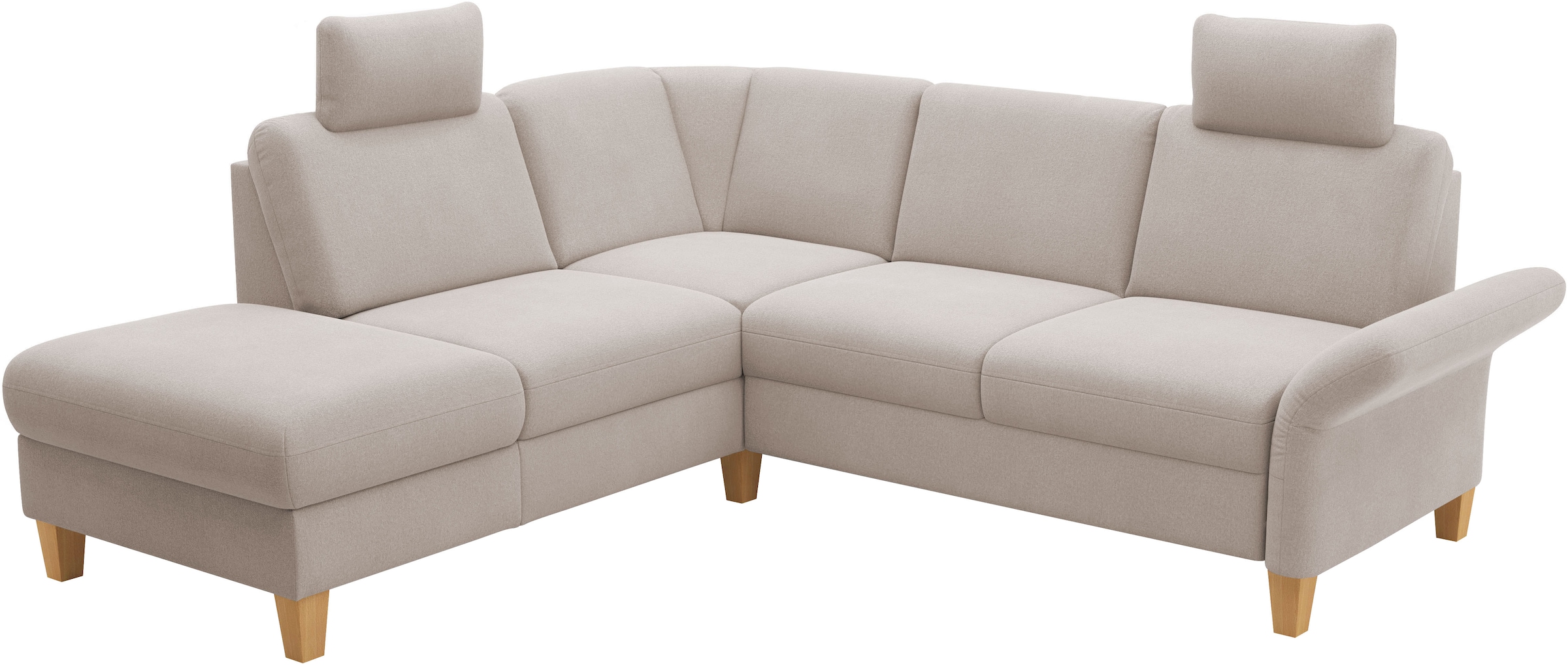 Home affaire Ecksofa »Rochelle, L-Form«, wahlweise mit Armteilverstellung, Bettfunktion und Bettkasten