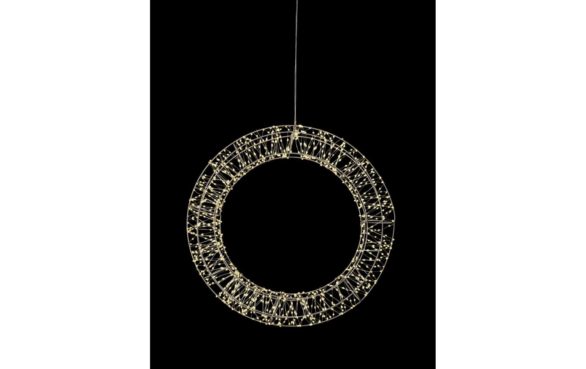 STT Figurine décorative LED »Wreath Argento«