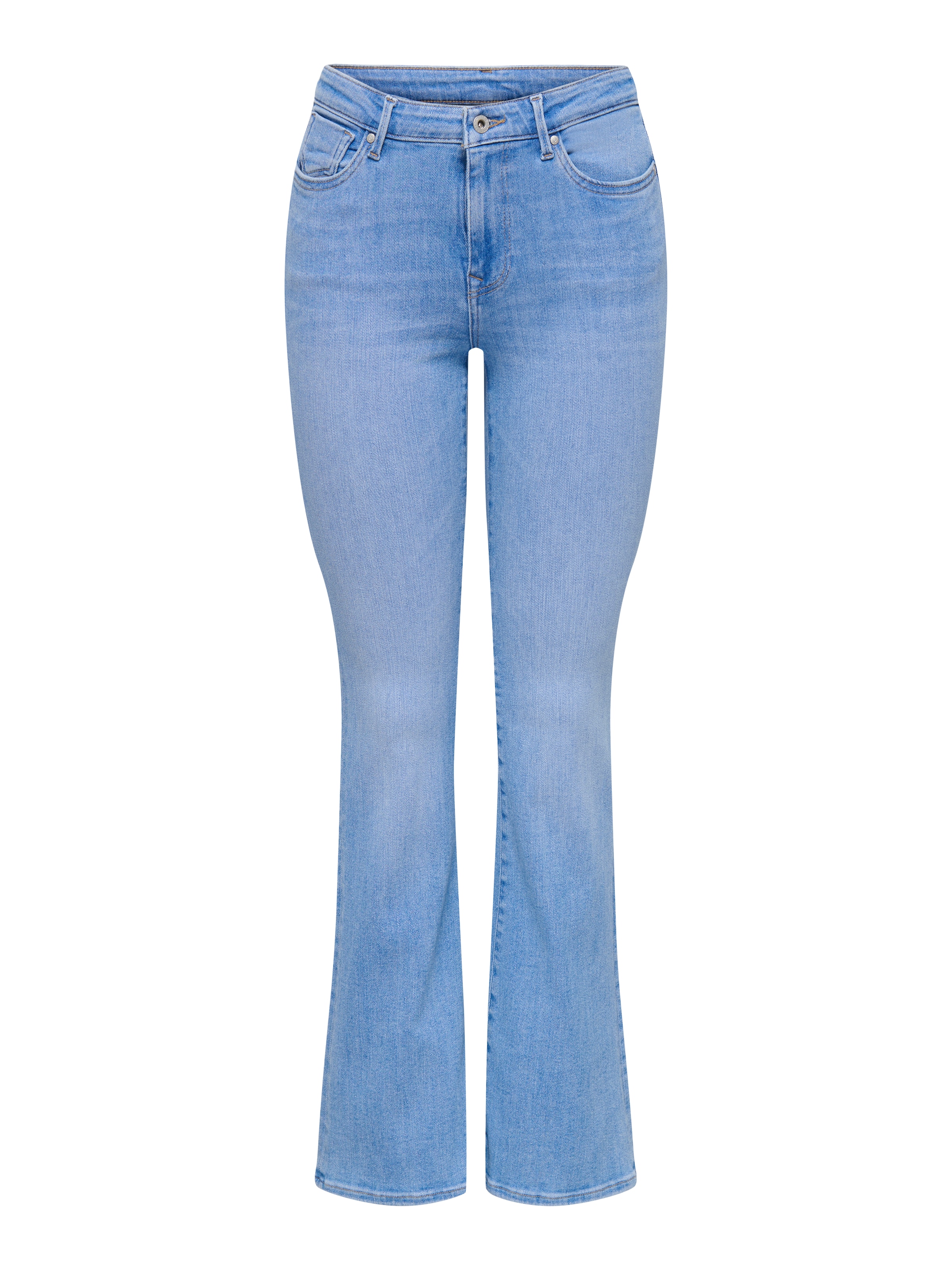 ONLY Bootcut-Jeans »ONLPOWER MID WAIST PUSH UP FLARED DNM« elastischer Denim