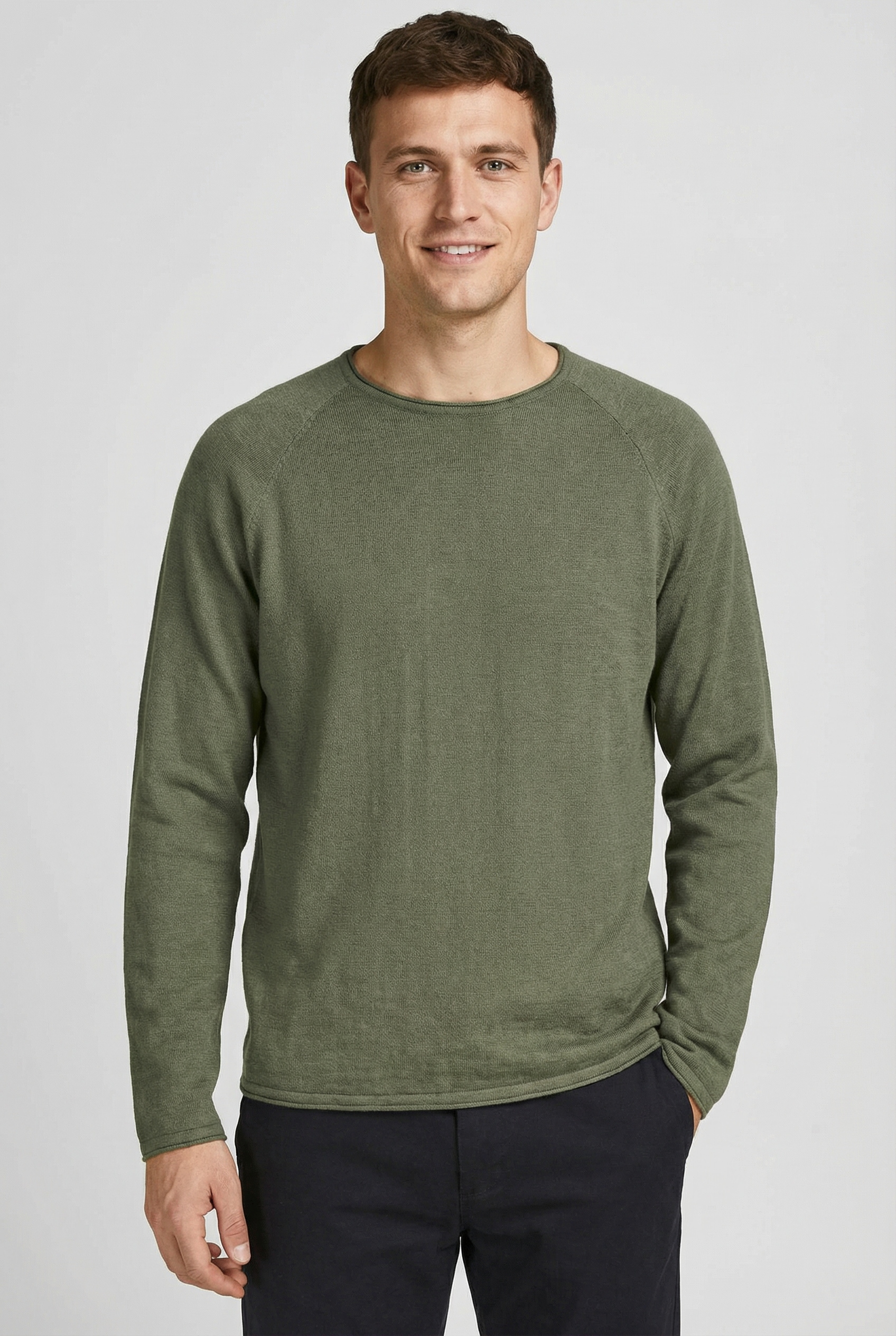 Jack & Jones PlusSize Rundhalspullover »JJBREEZE KNIT CREW NECK PLS«