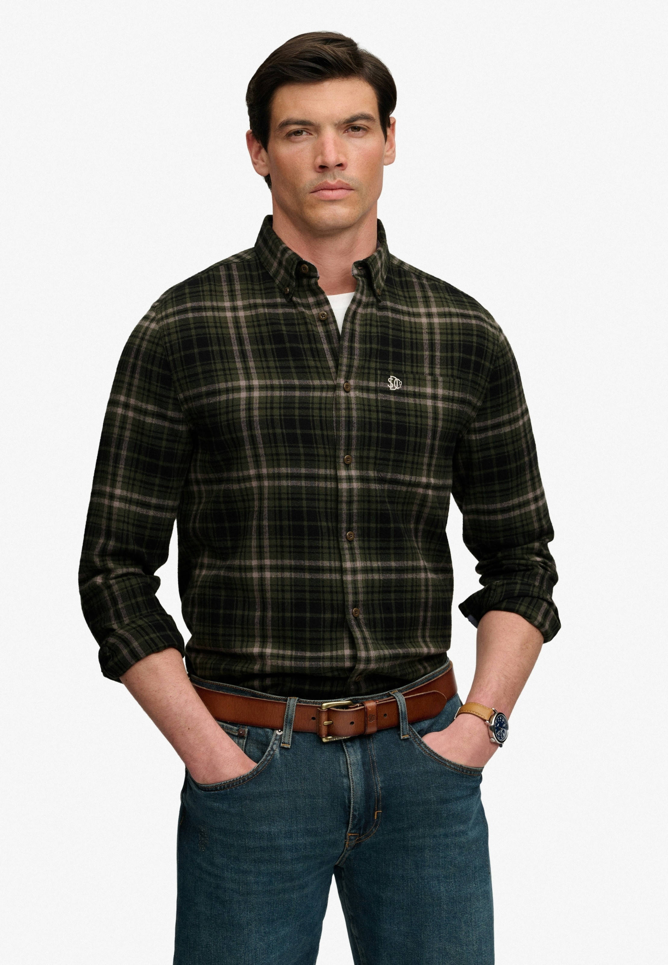 Superdry Chemise à manches longues »L/S COTTON LUMBERJACK SHIRT« coton, coupe régulière