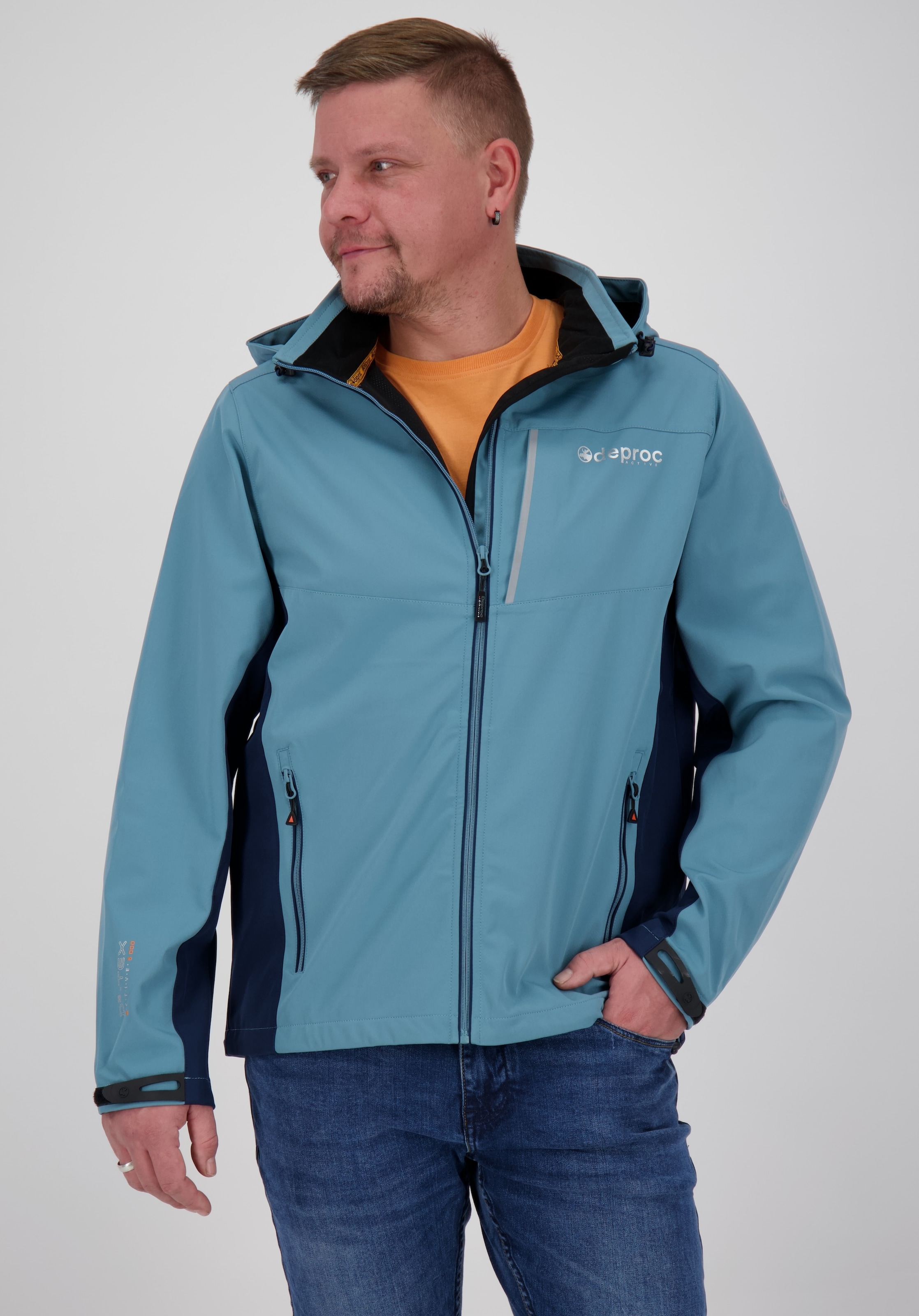 DEPROC Active Softshelljacke »NUNAVUT MEN II«, auch in Grossen Grössen erhältlich