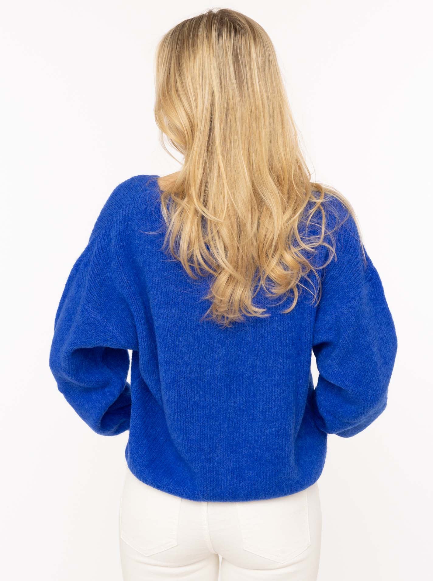 Zwillingsherz Strickjacke »"Uni"« One Size, Langarm, Knopfleiste, tiefer V-Ausschnitt, Wollanteil