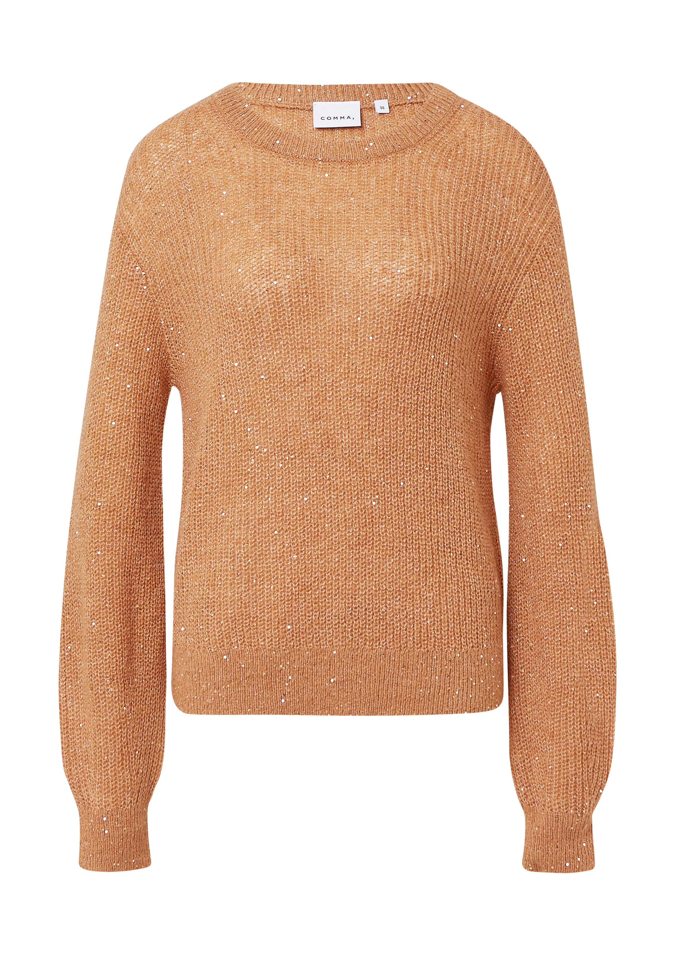 Comma Pull en tricot avec détails pailletés