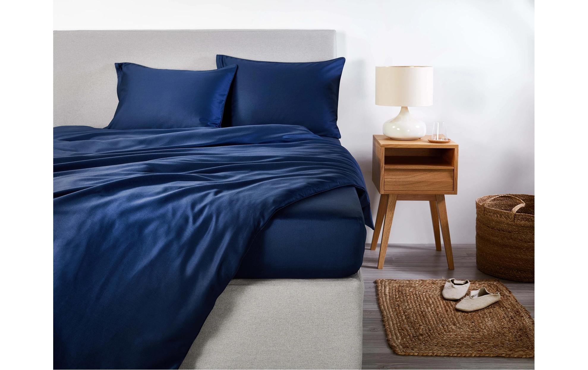   Bettwäsche »Living Home Uni Satin 100 200 x 210 cm«