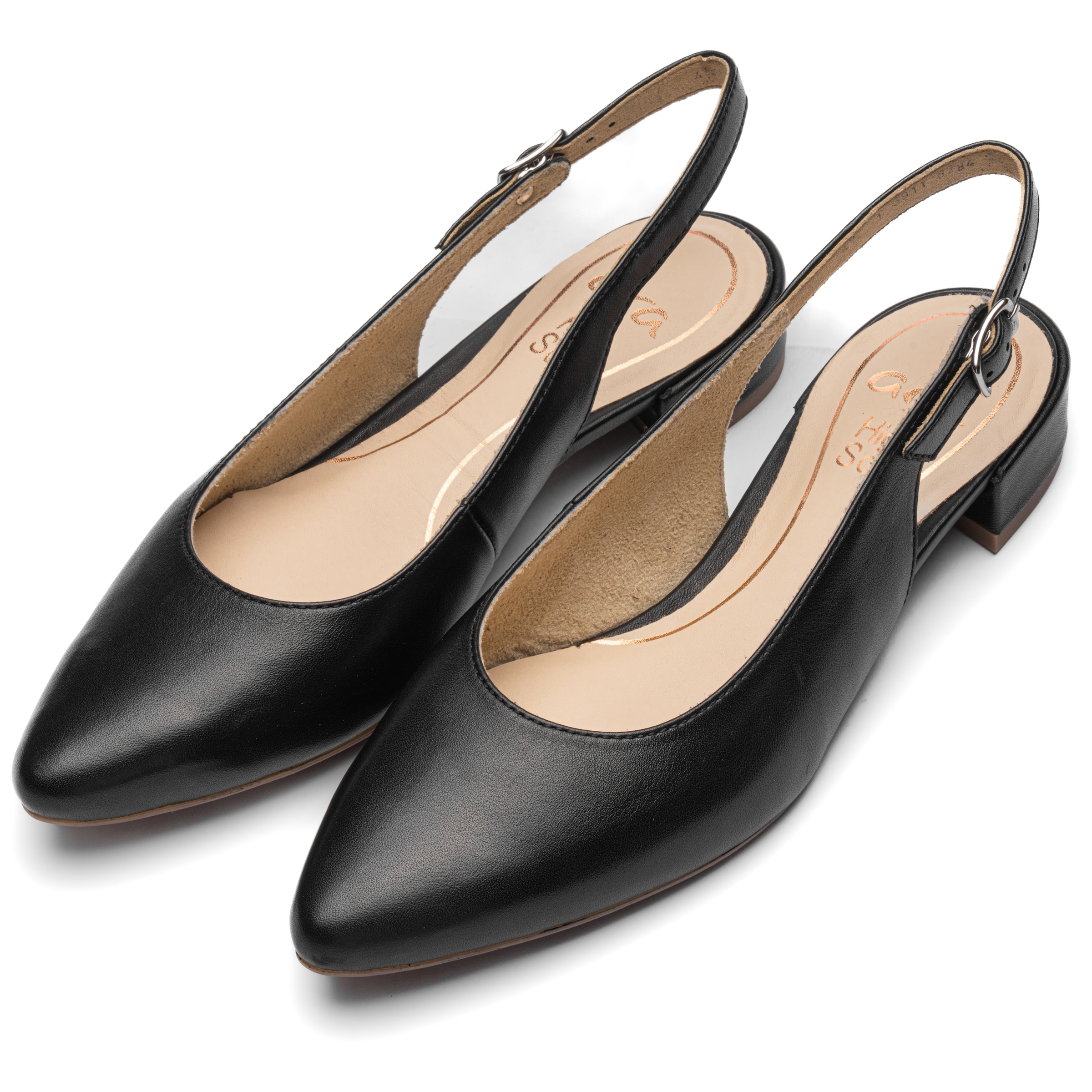 Image of Ara Slingpumps "PARIS" Blockabsatz, Businessschuh mit verstellbarem Fersenriemchen, G-Weite