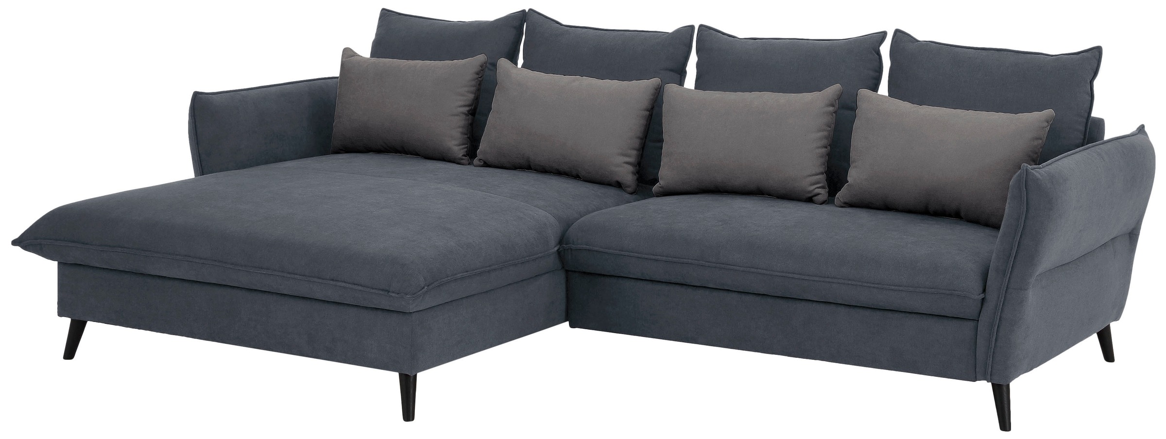 Home affaire Ecksofa »Tirano, moderne Optik, komfortabel, Breite 274cm,L-Form« wahlweise mit Bettfunktion und Bettkasten