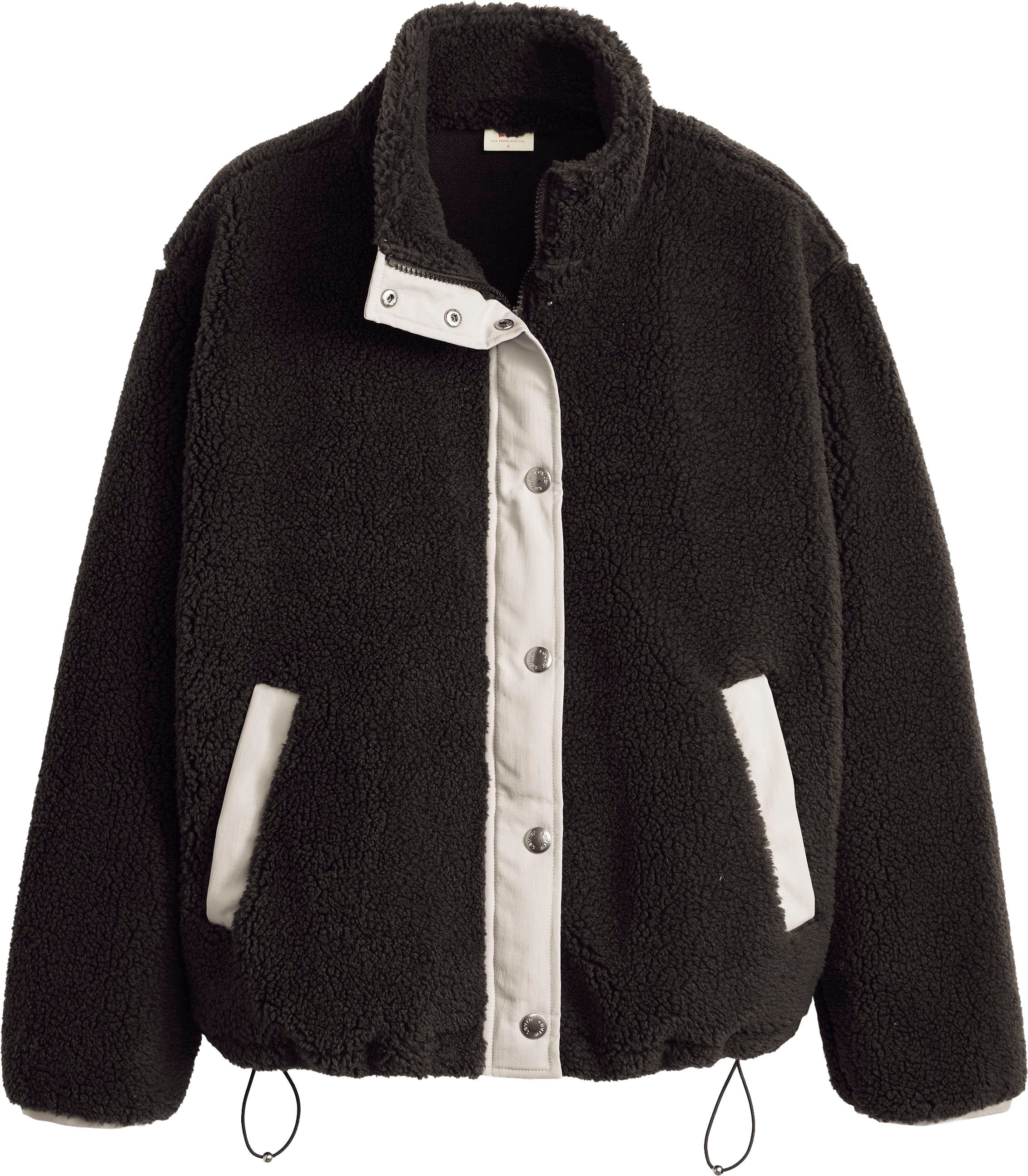 Levi's® Veste en peluche »LSE_VALLEY SHERPA JACKET« avec détails contrastants et cordon de serrage, chaud, veste de mi-saison