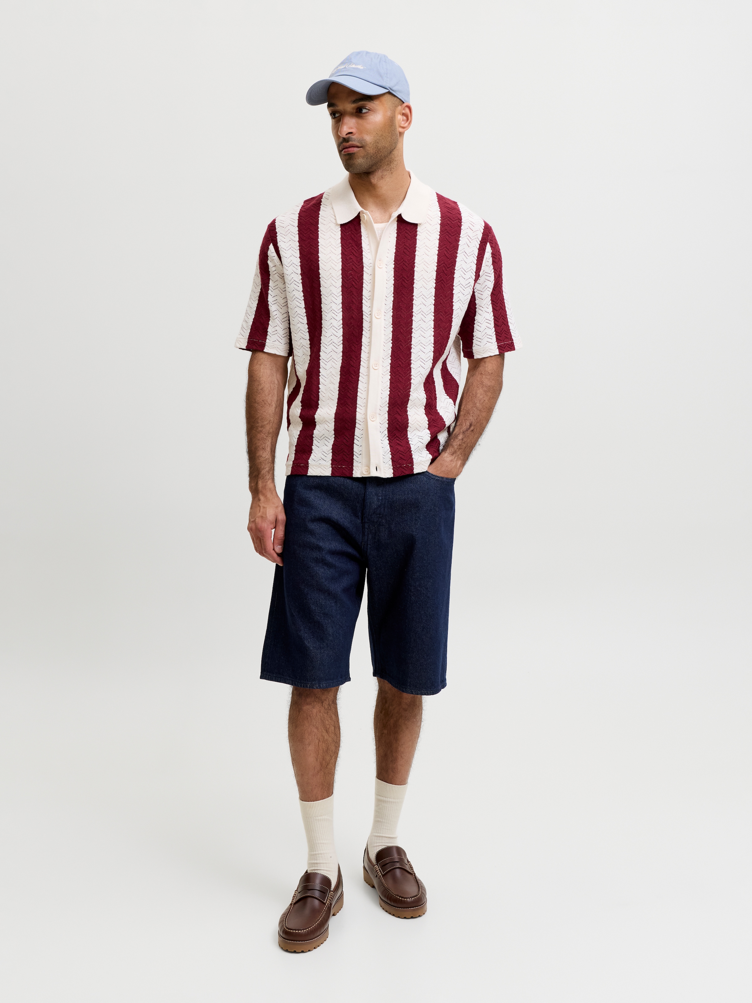 Image of Jack & Jones Jeansshorts "JJIALEX JJORIGINAL SHORTS AT 054 ST LN" Baumwolle, baggy fit