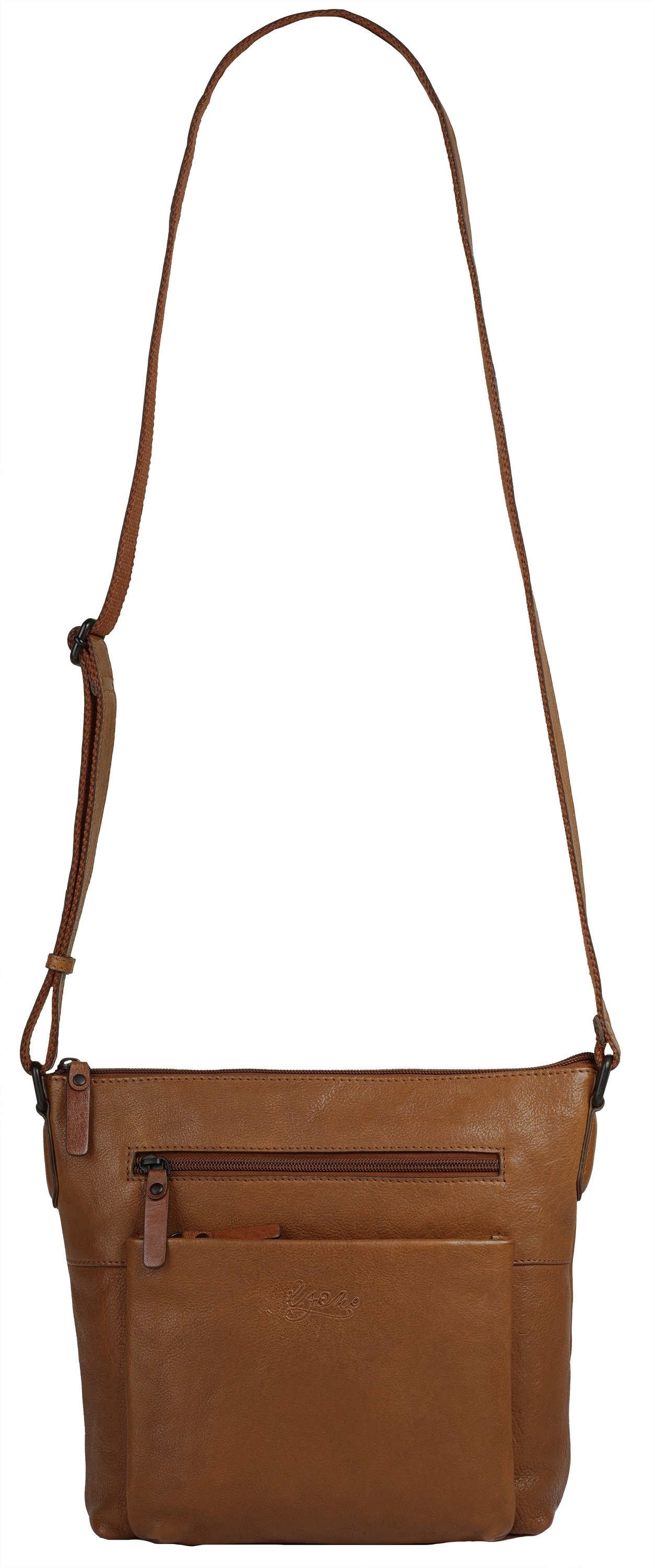 X-Zone Umhängetasche »RFID« echt Leder