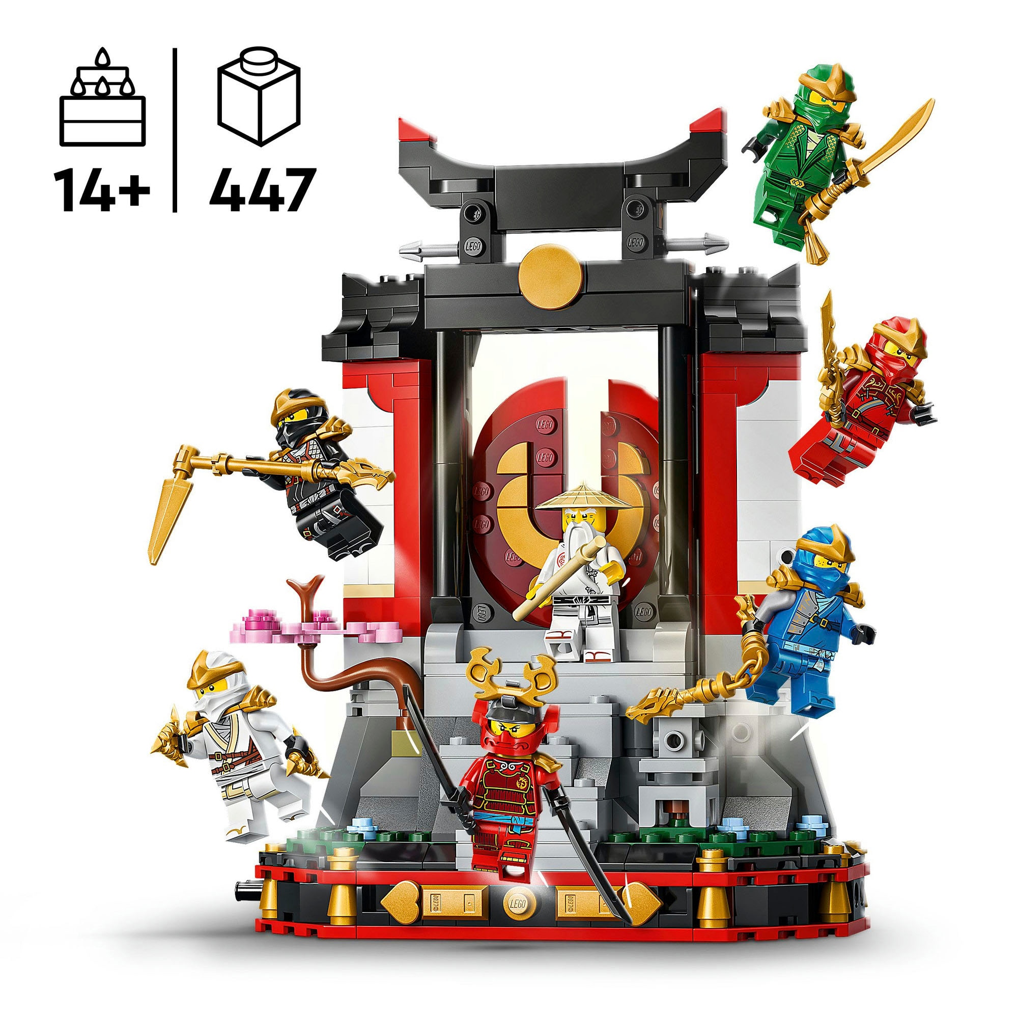 LEGO® Pions de construction »15-jähriges Jubiläum: Ninja-Charaktere zum Ausstellen (71866)« LEGO Ninjago; Made in Europe